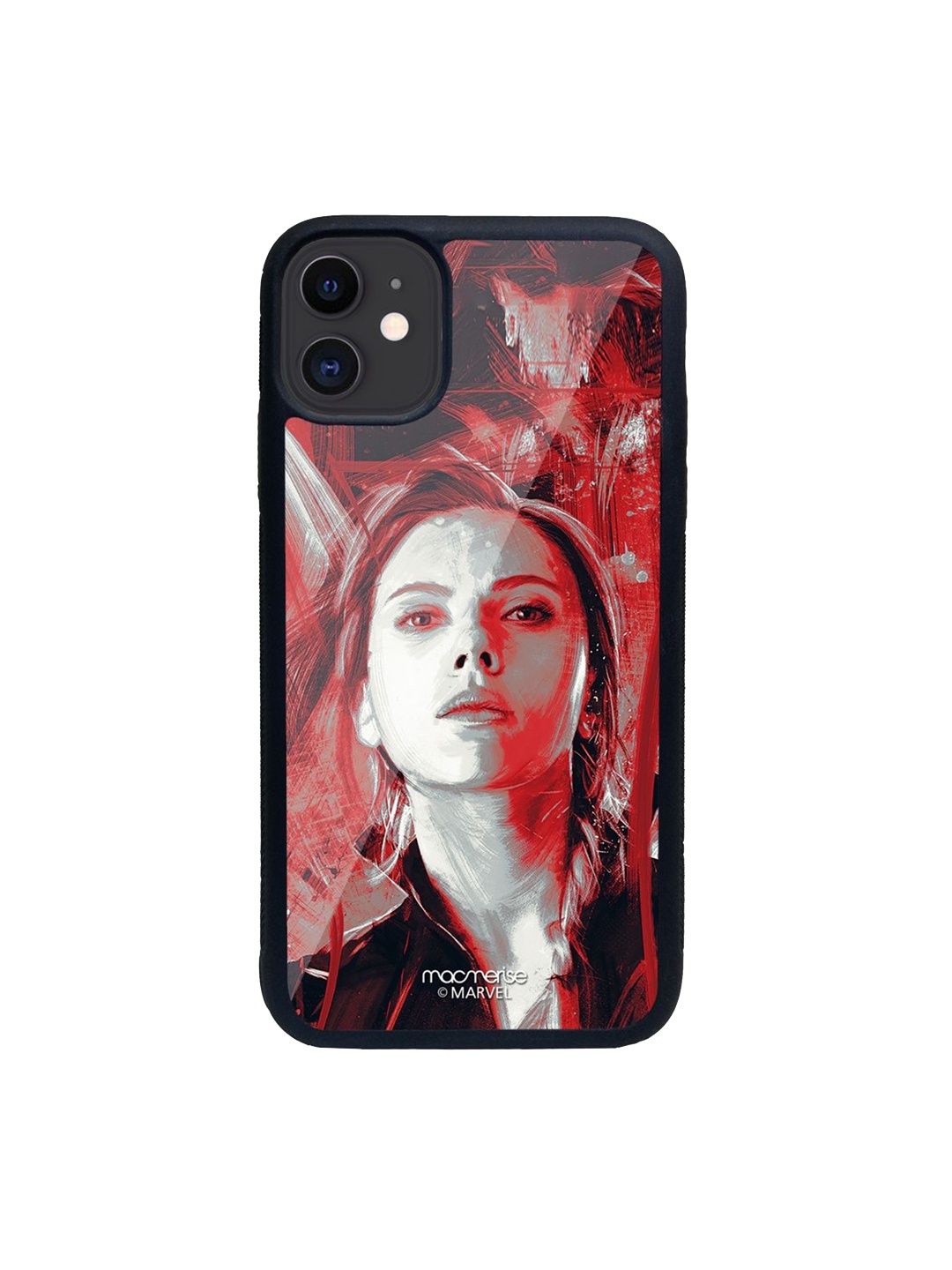 

macmerise Red & Black Black Widow iPhone 11 Mobile Phone Case