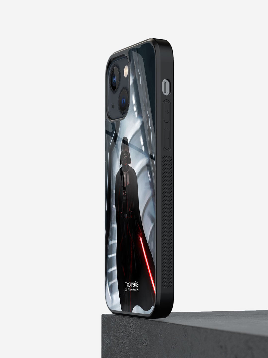 

macmerise Black Printed Iphone 13 Mobile Back Case