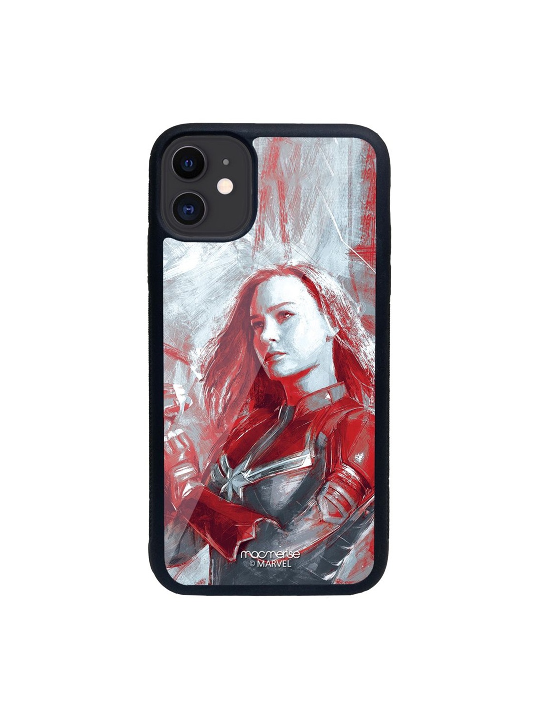 

macmerise Red Printed Iphone 11 Mobile Back Case
