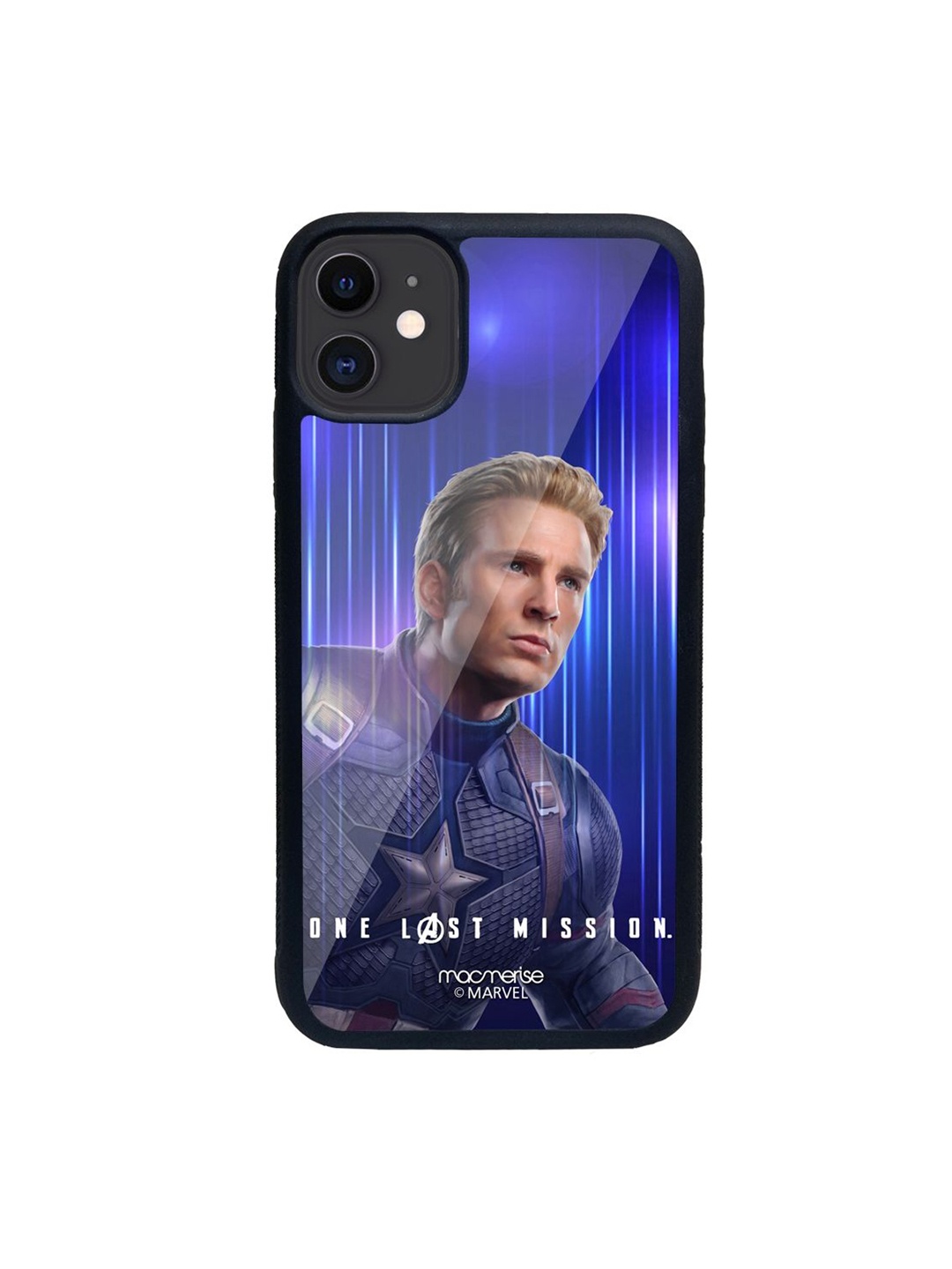 

macmerise Blue Avengers Printed One Last Mission iPhone 11 Phone Case