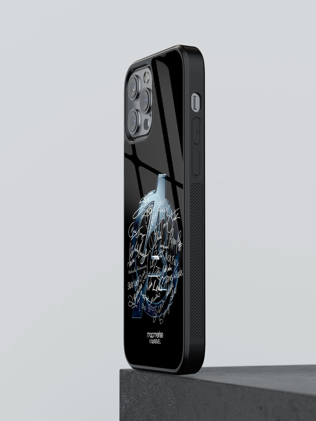 

Macmerise Black & Grey Printed iPhone 12 Pro Phone Cases
