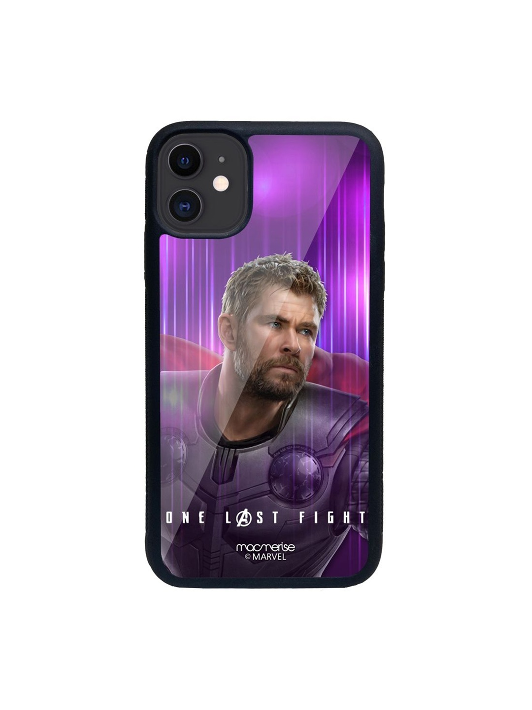 

macmerise Purple One Last Fight Printed iPhone 11 Back Case, Multi