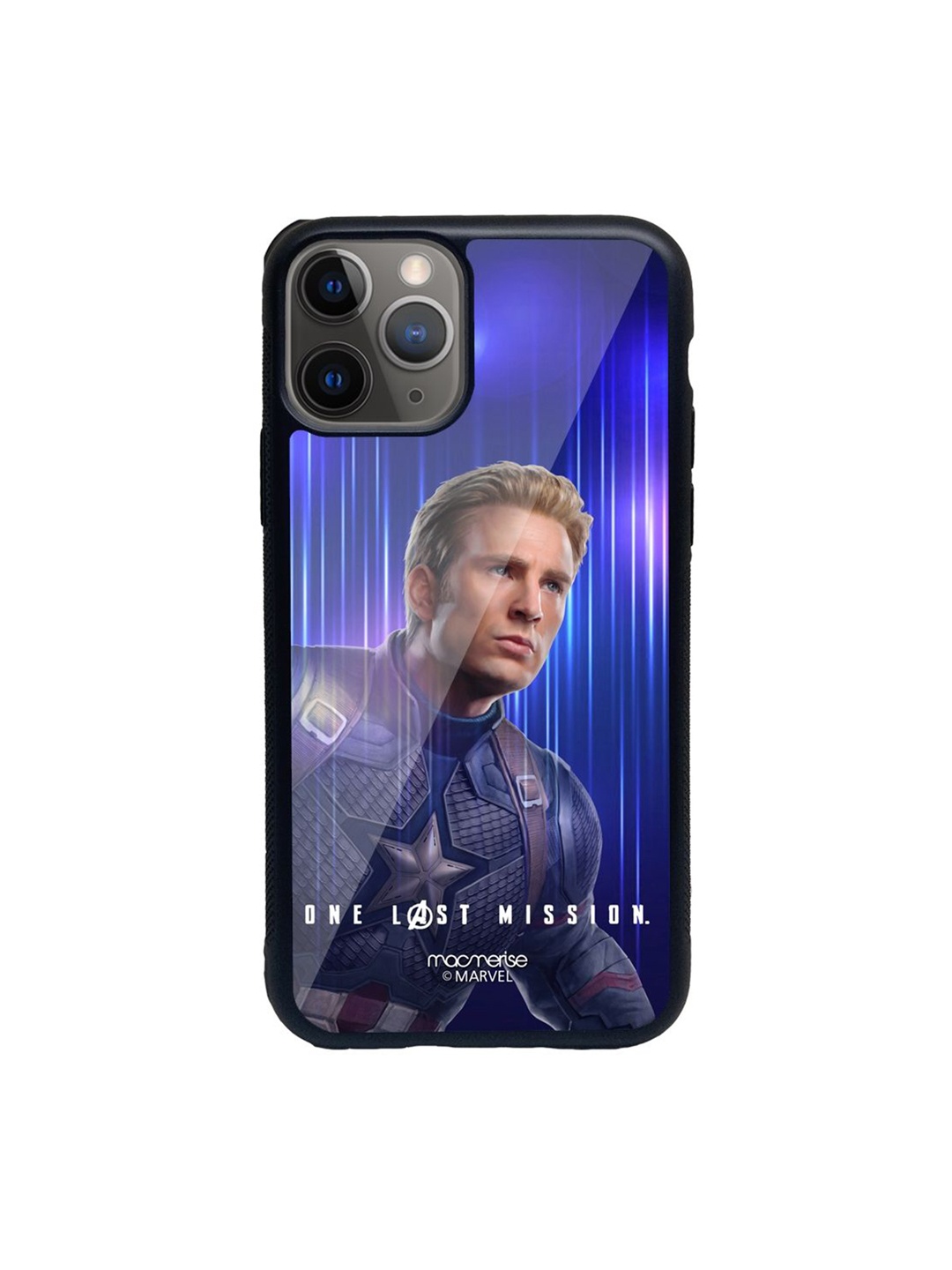 

macmerise Blue One Last Mission Printed iPhone 11 Pro Max Glass Back Case