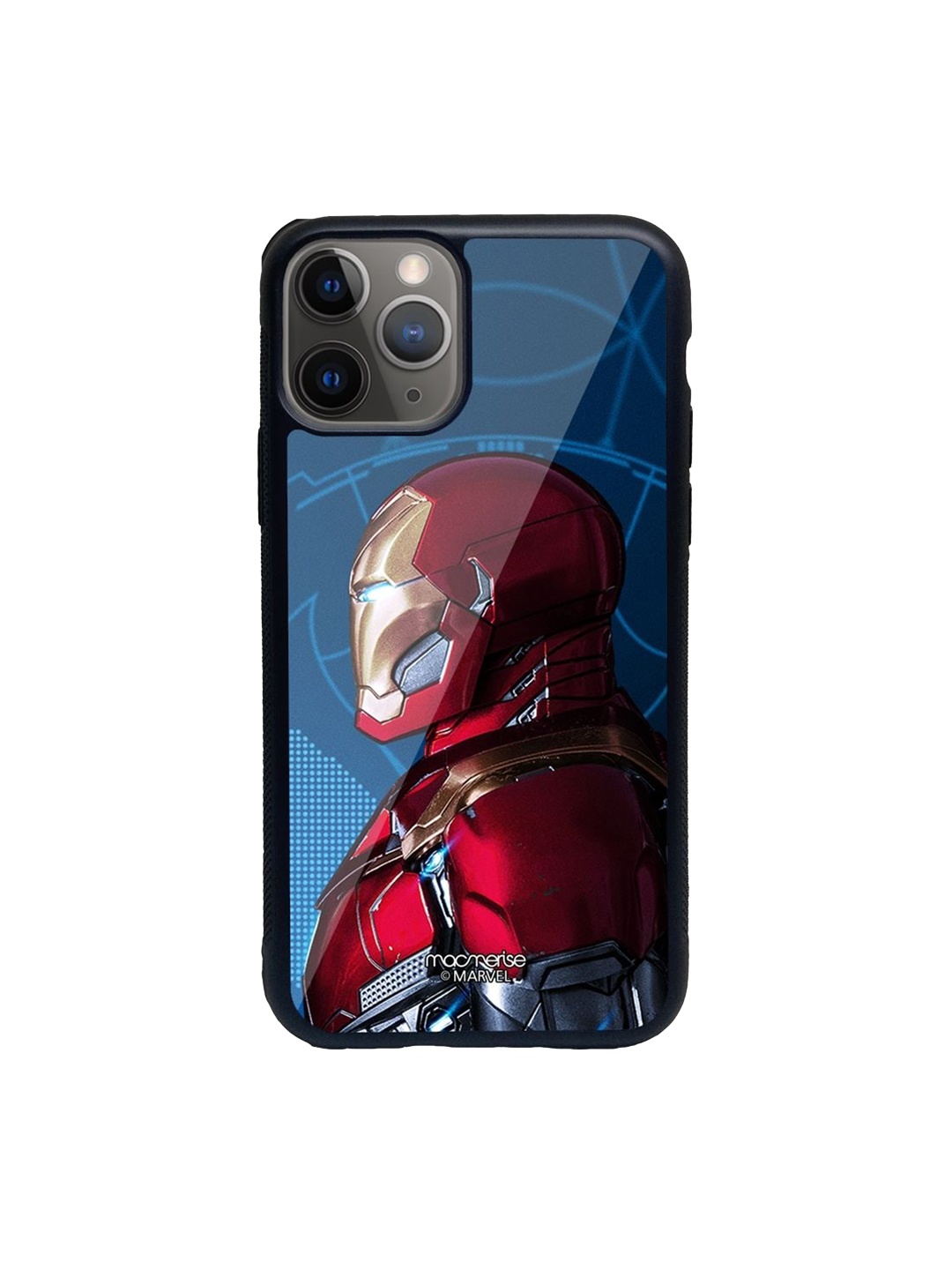 

macmerise Red & Blue Iron Man side Armor iPhone 11 Pro Mobile Case
