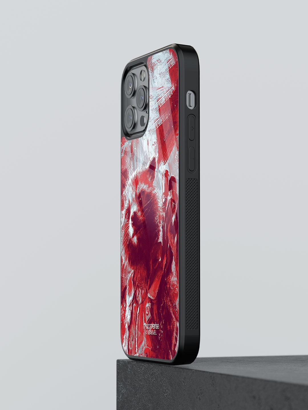 

macmerise Red Charcoal Art Rocket iPhone 13 Pro Max Back Case