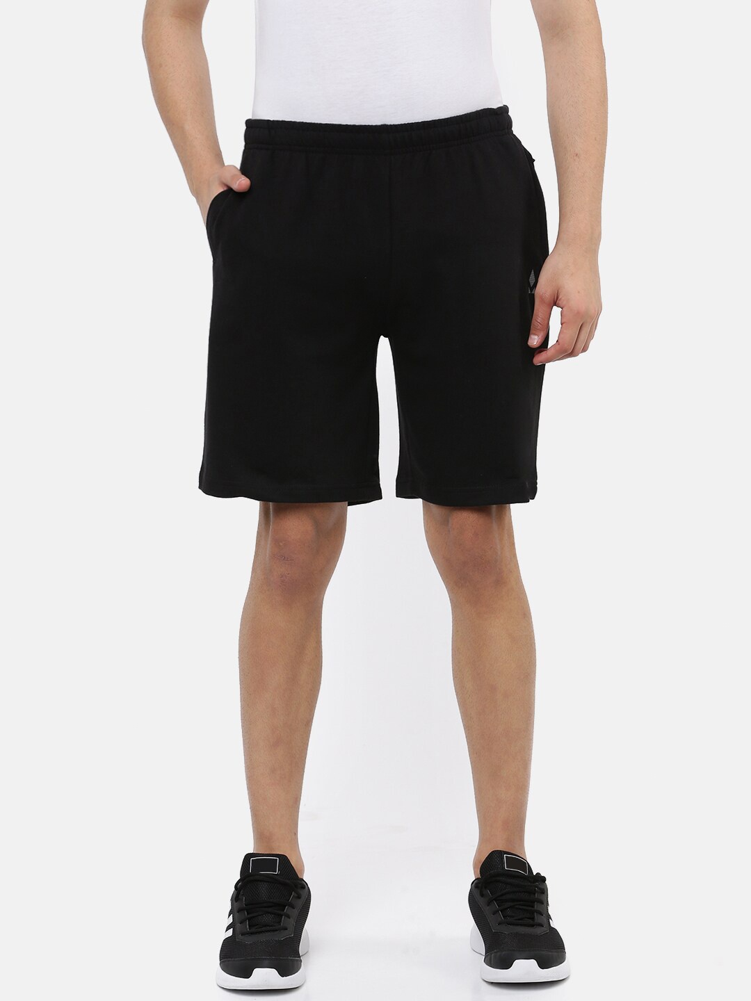 

ACTIMAXX Men Black Lounge Shorts