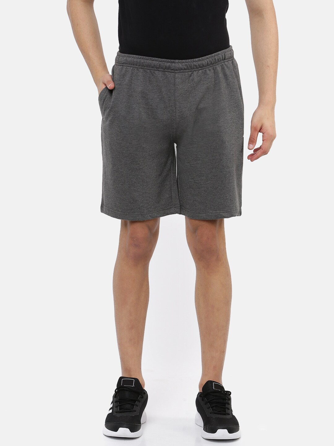 

ACTIMAXX Men Charcoal Solid Shorts