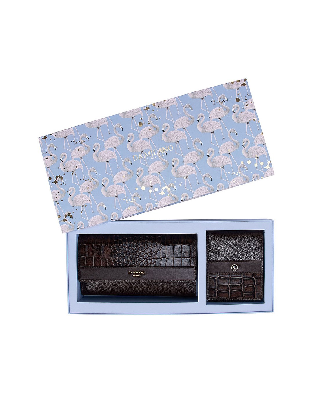 

Da Milano Brown Solid Accessory Gift Set