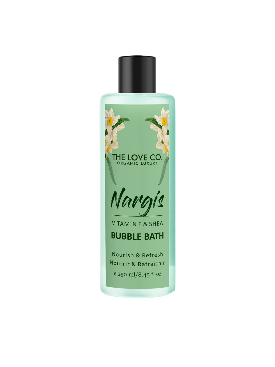 

THE LOVE CO. Nargis Vitamin E & Shea Bubble Bath 250ml, Green
