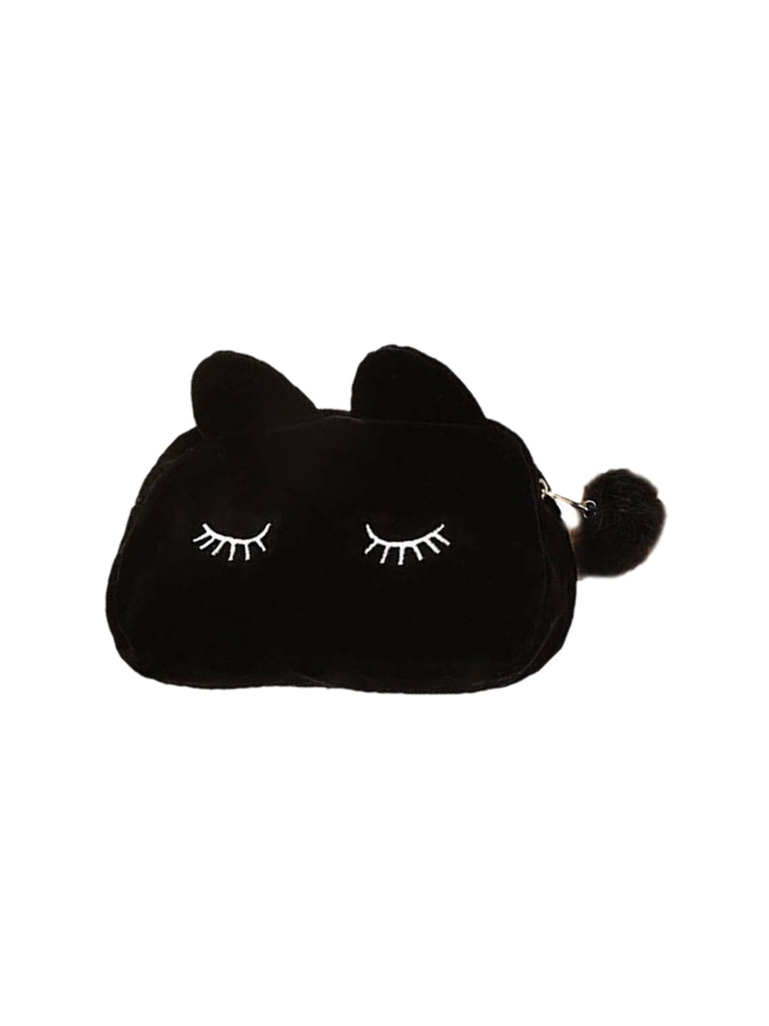 

Awestuffs Black Cat shaped Travel Pouch
