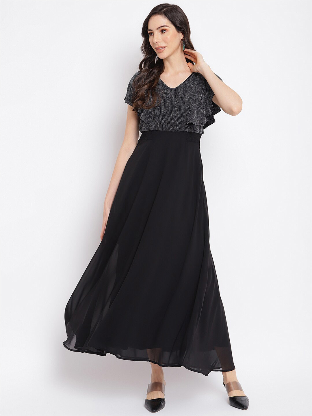 

Latin Quarters Black Maxi Dress
