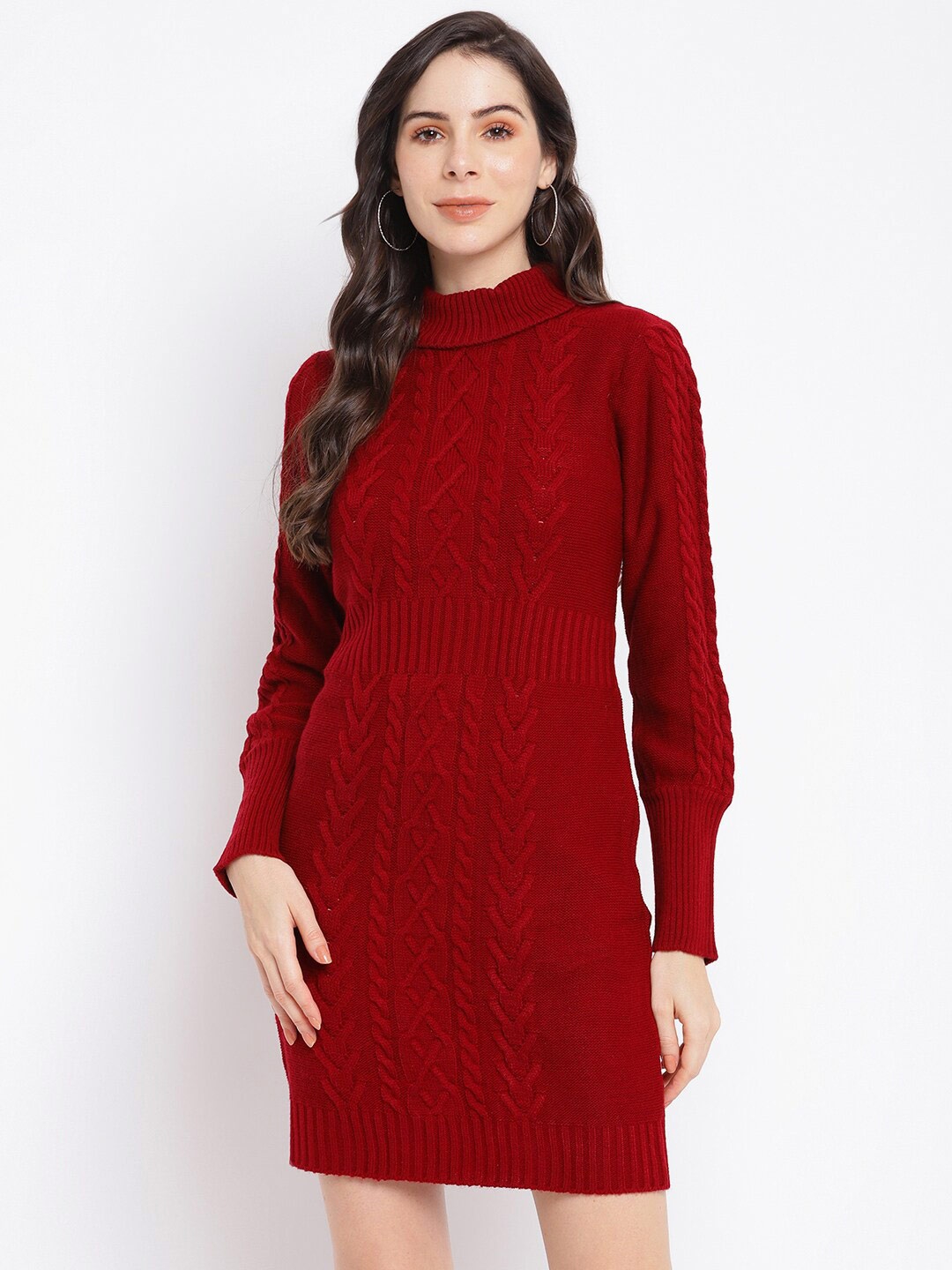 

Latin Quarters Red Sweater Dress