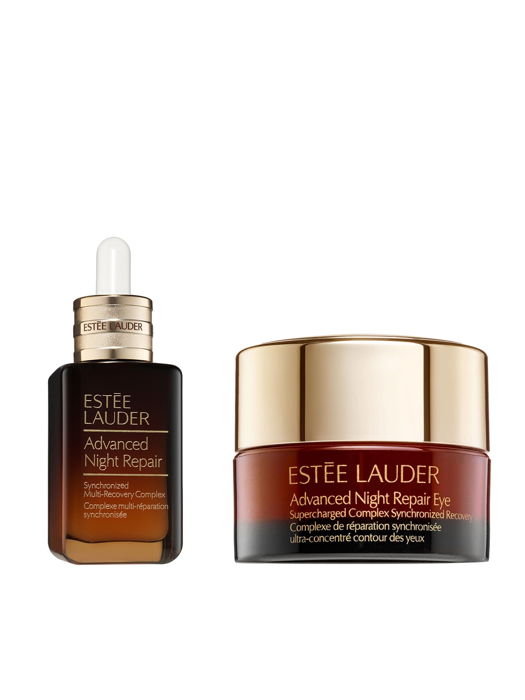 

Estee Lauder Set of Advanced Night Repair Face Serum 30ml & Eye Gel 5ml, Brown