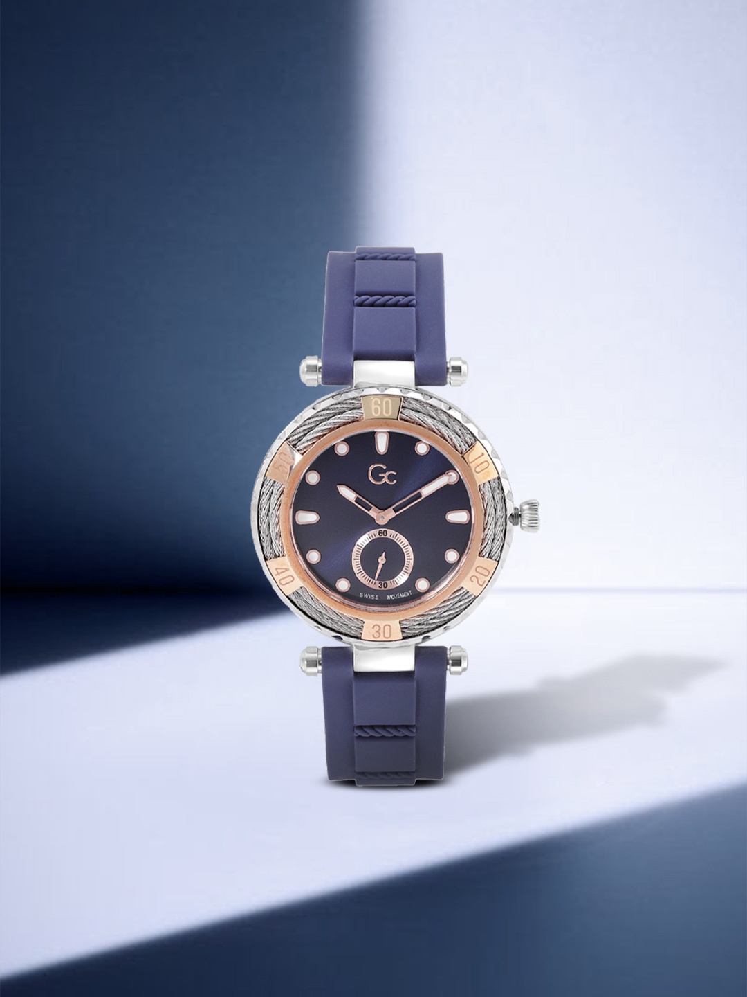 

GC Women Navy Blue Analogue Watch Y55001L7MF
