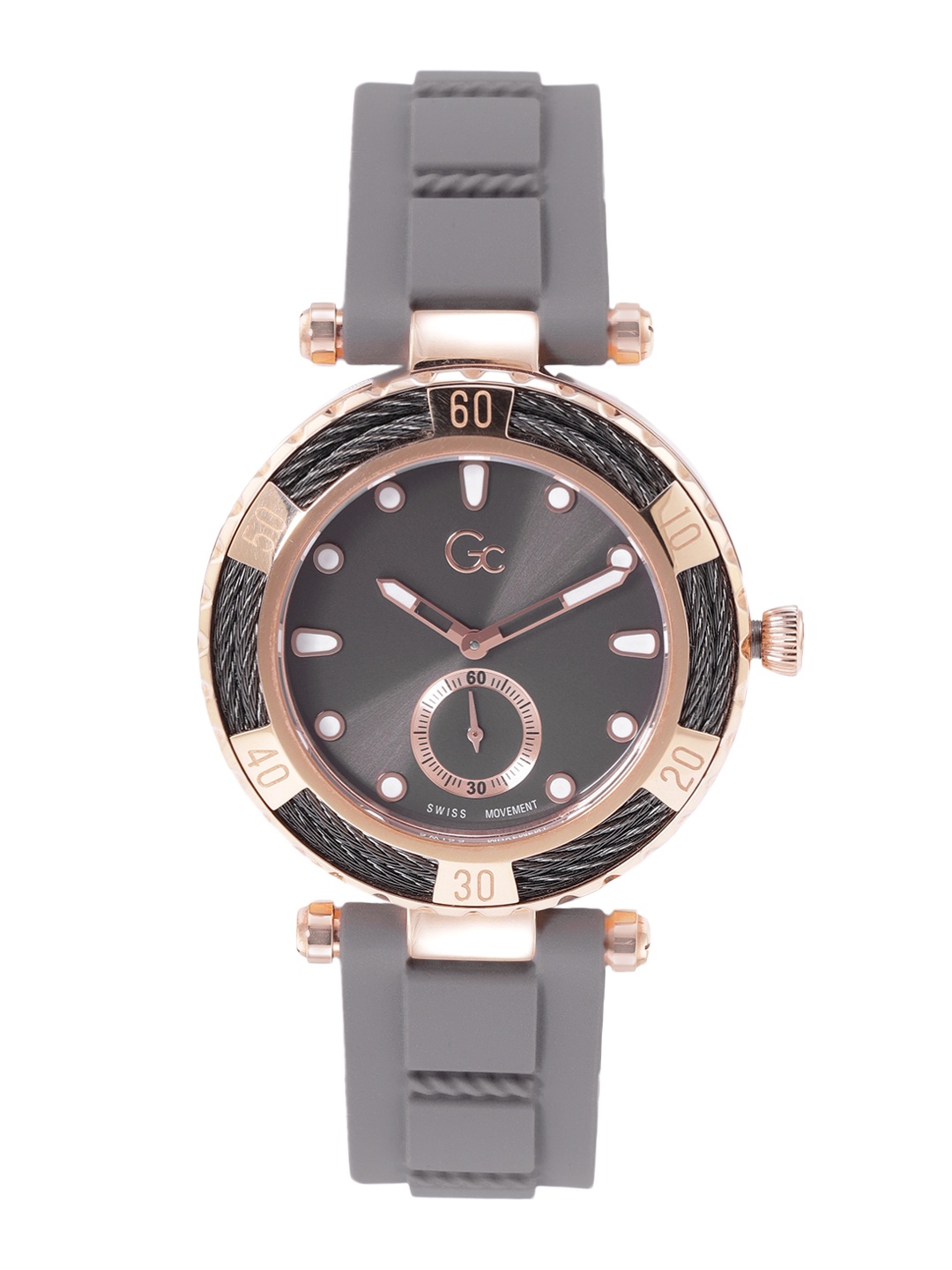 

GC Women Grey Dial & Grey Straps Analogue Watch Y55003L5MF