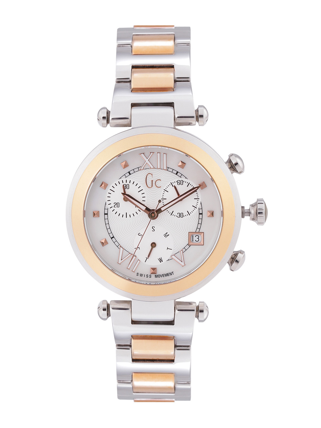 

GC Women White Dial Bracelet Style Analogue Multi Function Watch Y05002M1MF