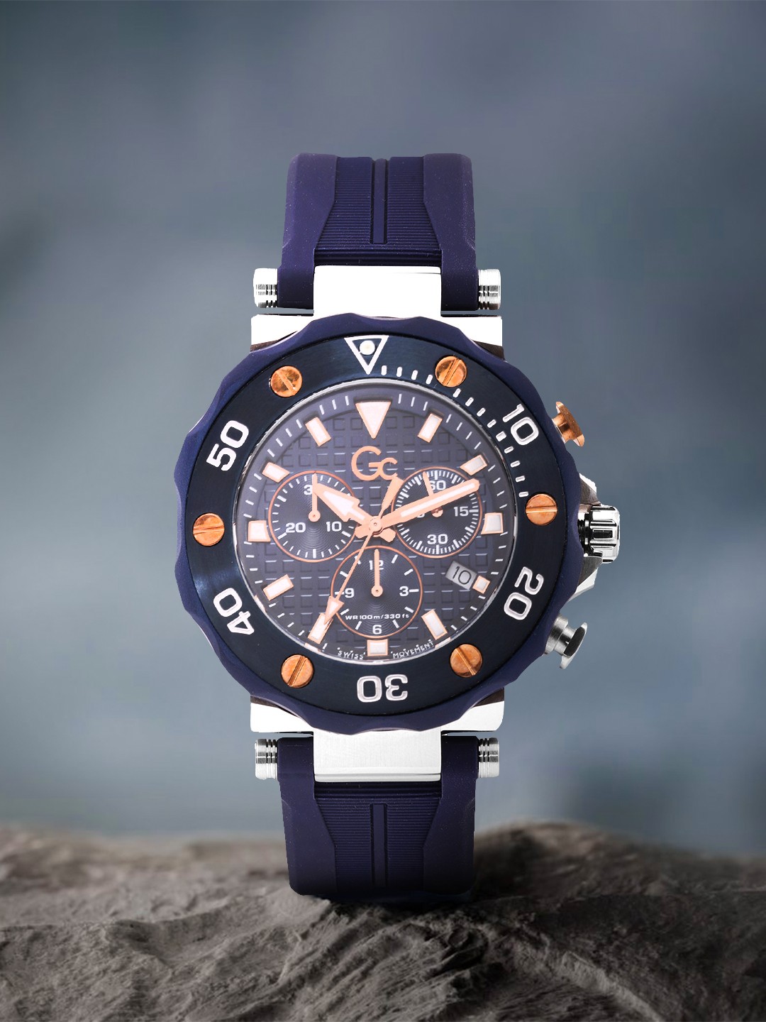 

GC Men Multi Function Analogue Watch Y63006G7MF, Blue