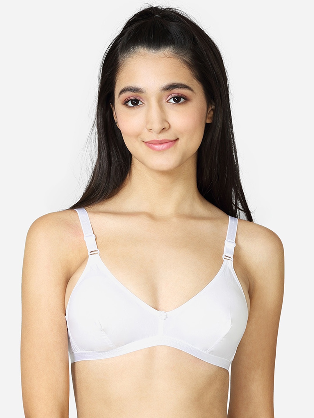 

VStar White Non Padded Non-Wired Everyday Bra-DOVE-B-WHITE