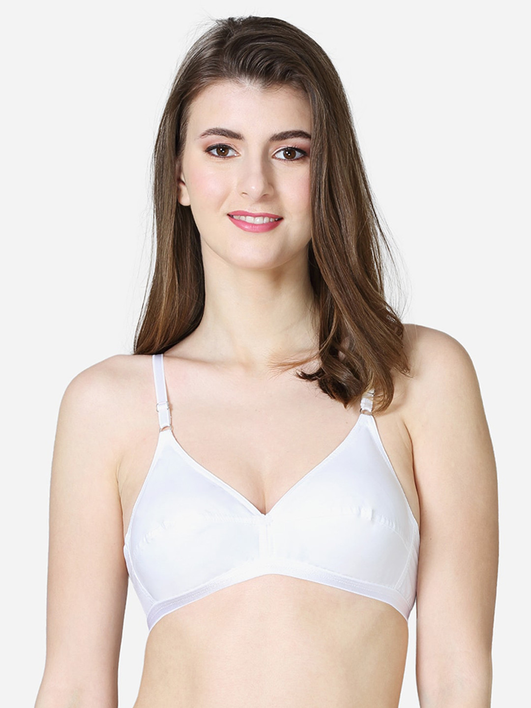 

VStar White Non Padded Non-Wired Everyday Bra-LAVENDER-B
