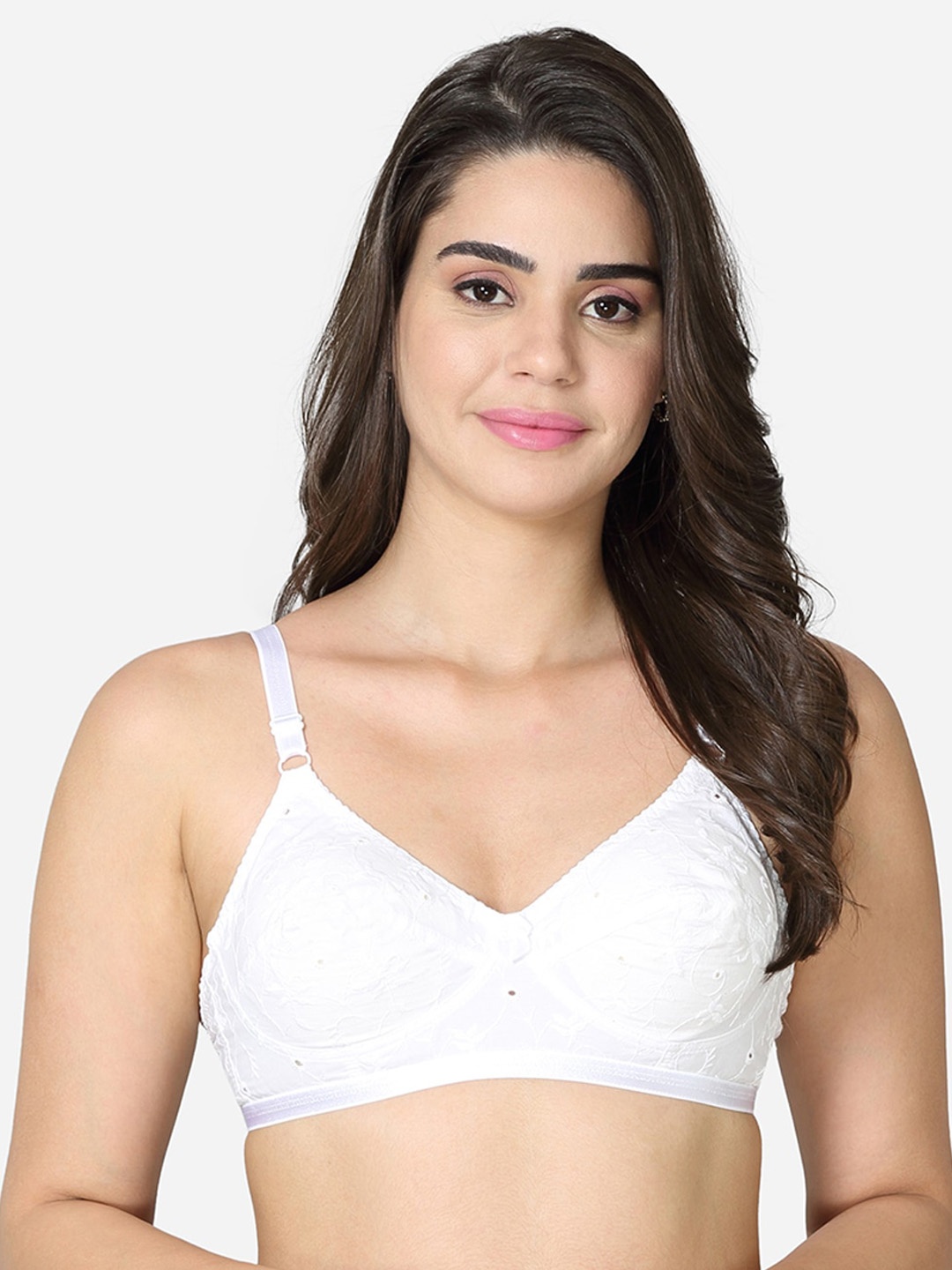 

VStar White Non Padded Non-Wired Everyday Bra-IMAGE-B