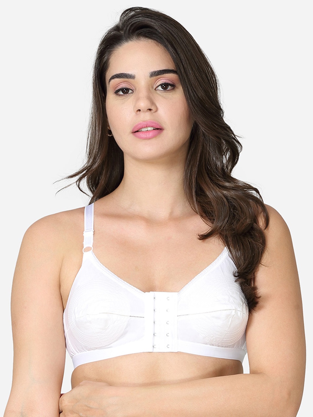 

VStar White Non Padded Non-Wired Everyday Bra-GRACE-B-WHITE