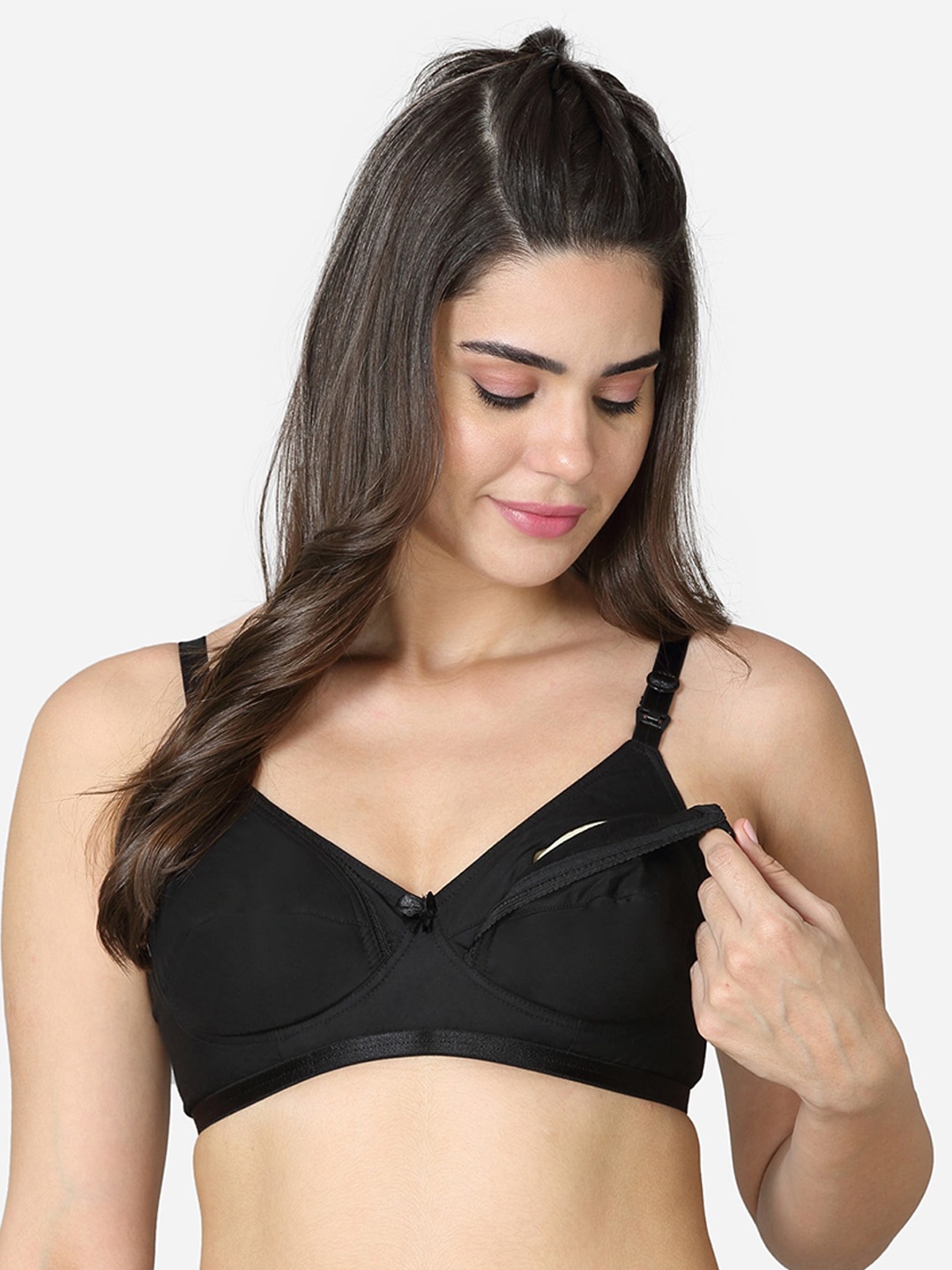 

VStar Black Non Padded Non-Wired Everyday Bra-ROYALE-B-BLACK