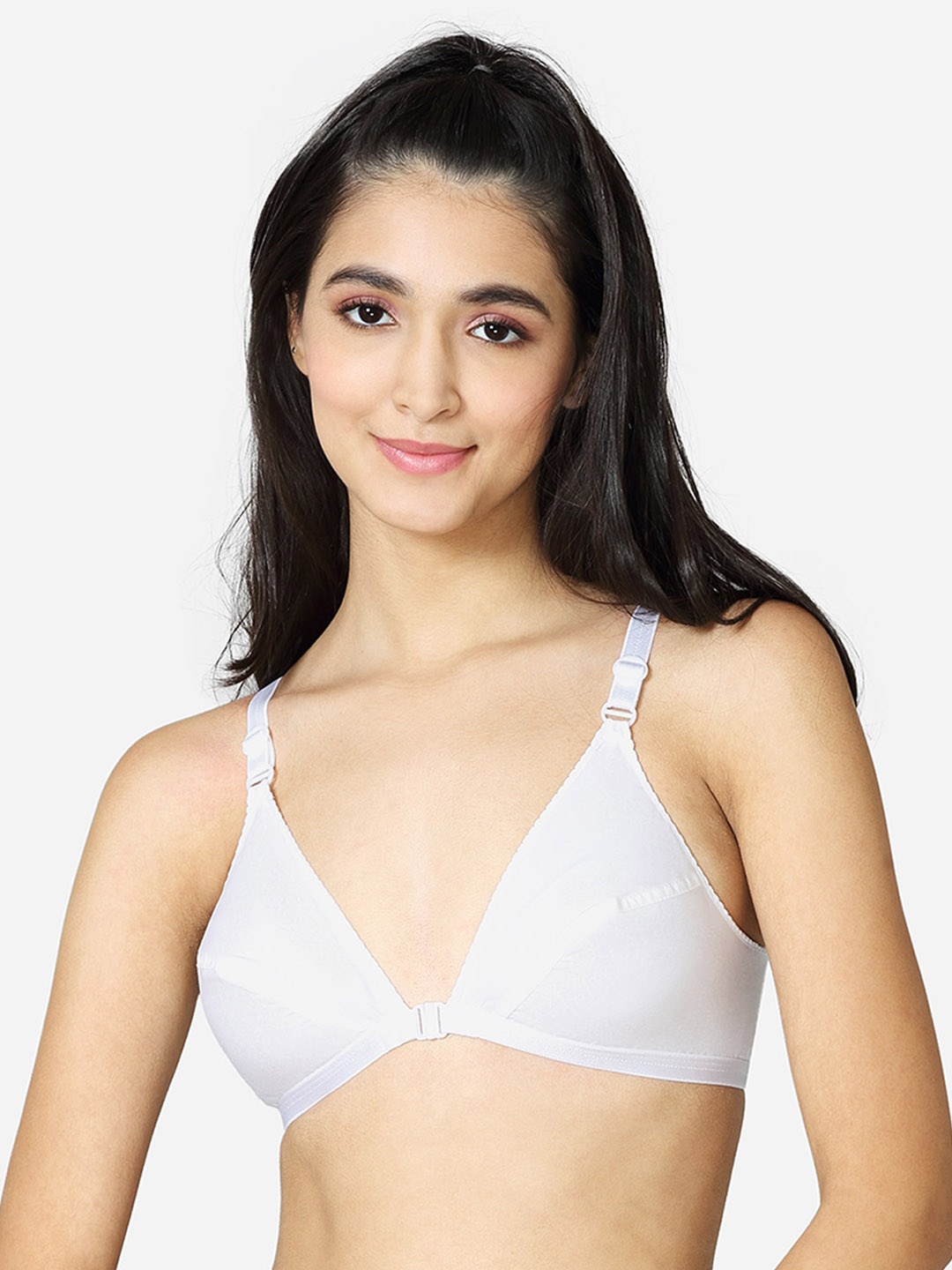 

VStar White Non Padded Non-Wired Everyday Bra-SPRING-B-WHITE