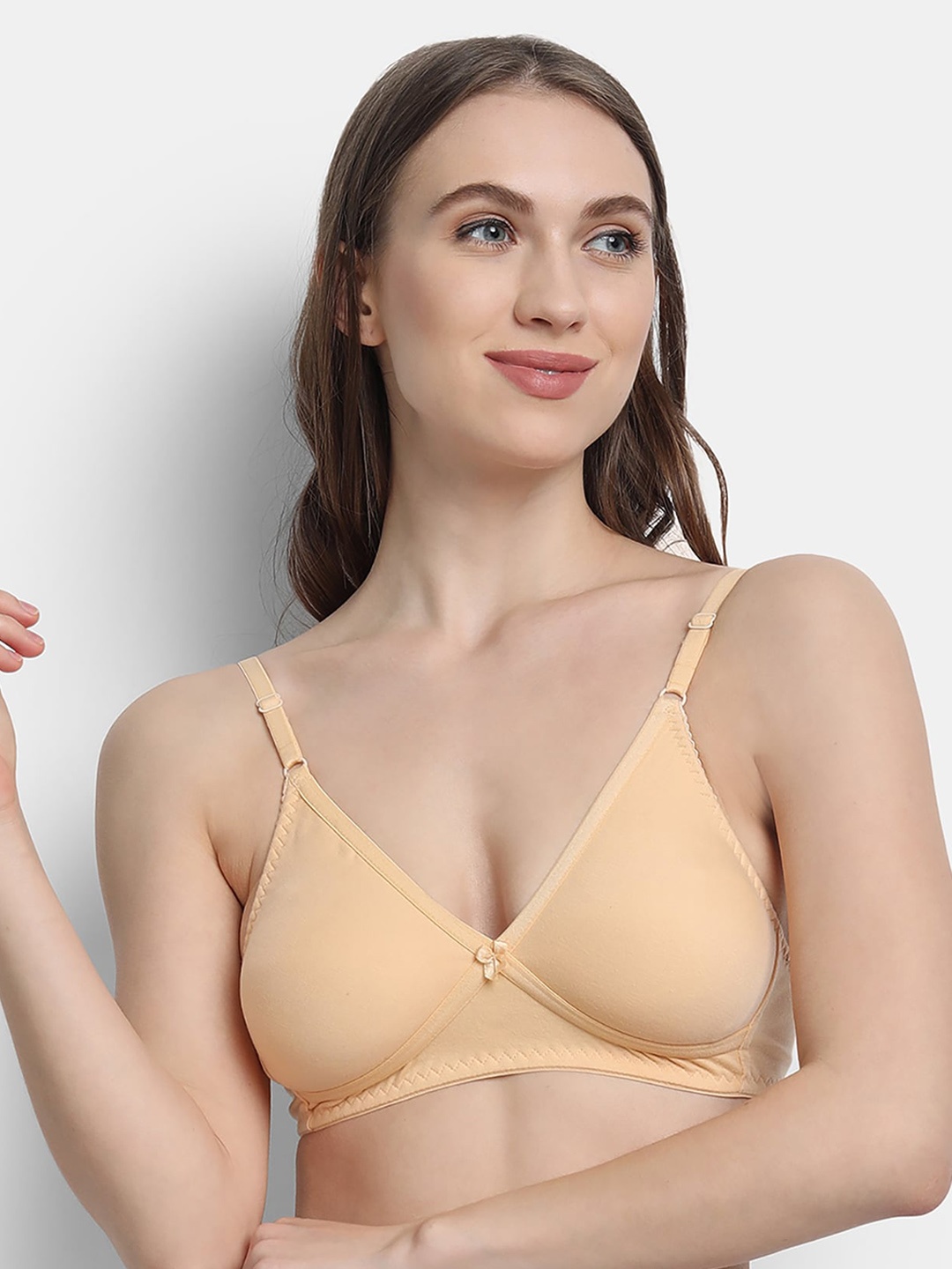 

VStar Nude-Coloured Non Padded Non-Wired Everyday Bra-SALWARKAMIZ-B