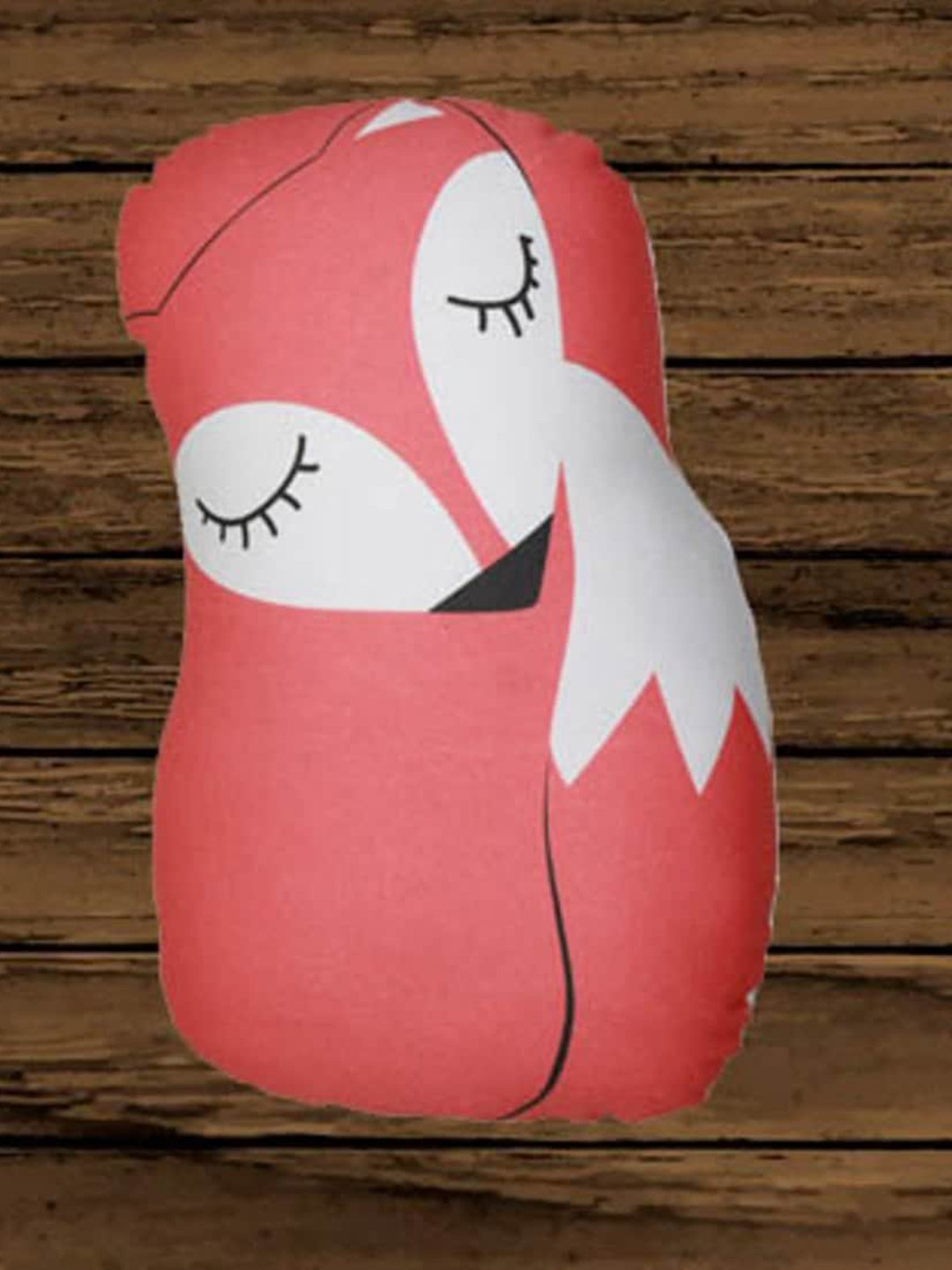 

Lushomes Peach Decorative Owl Cushion