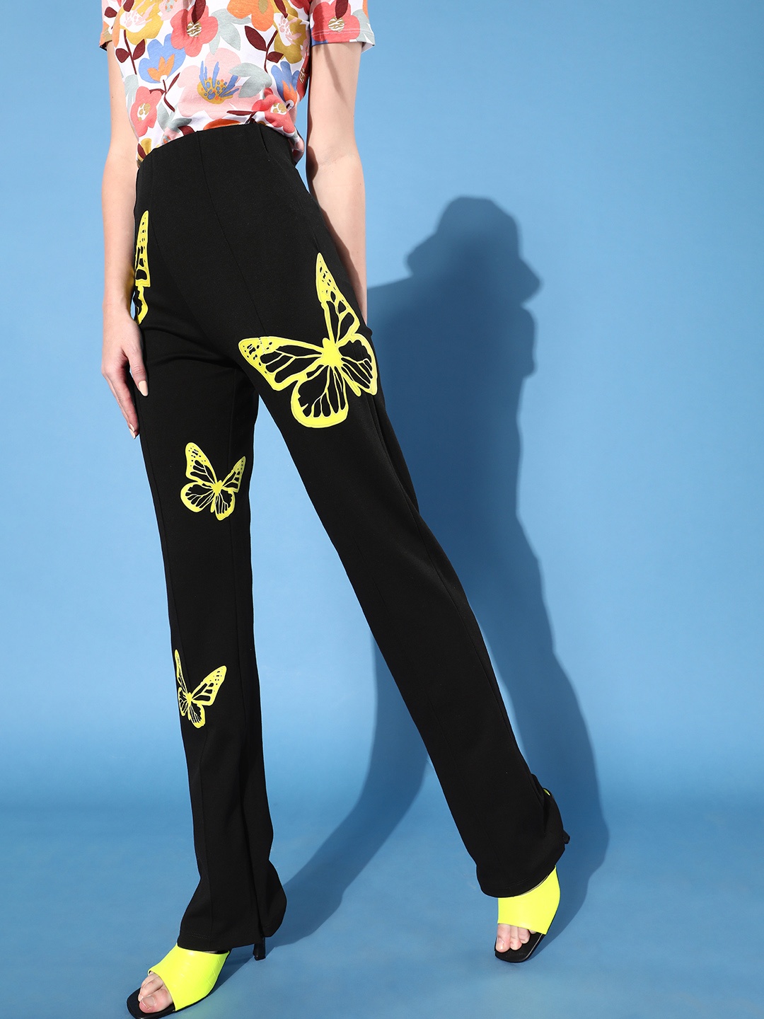 

Stylecast X Hersheinbox Women Black Conversational Kidult Kitsch Trousers