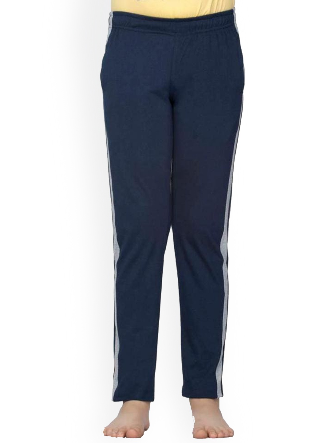 

DYCA Boys Navy Blue Solid Cotton Track Pant