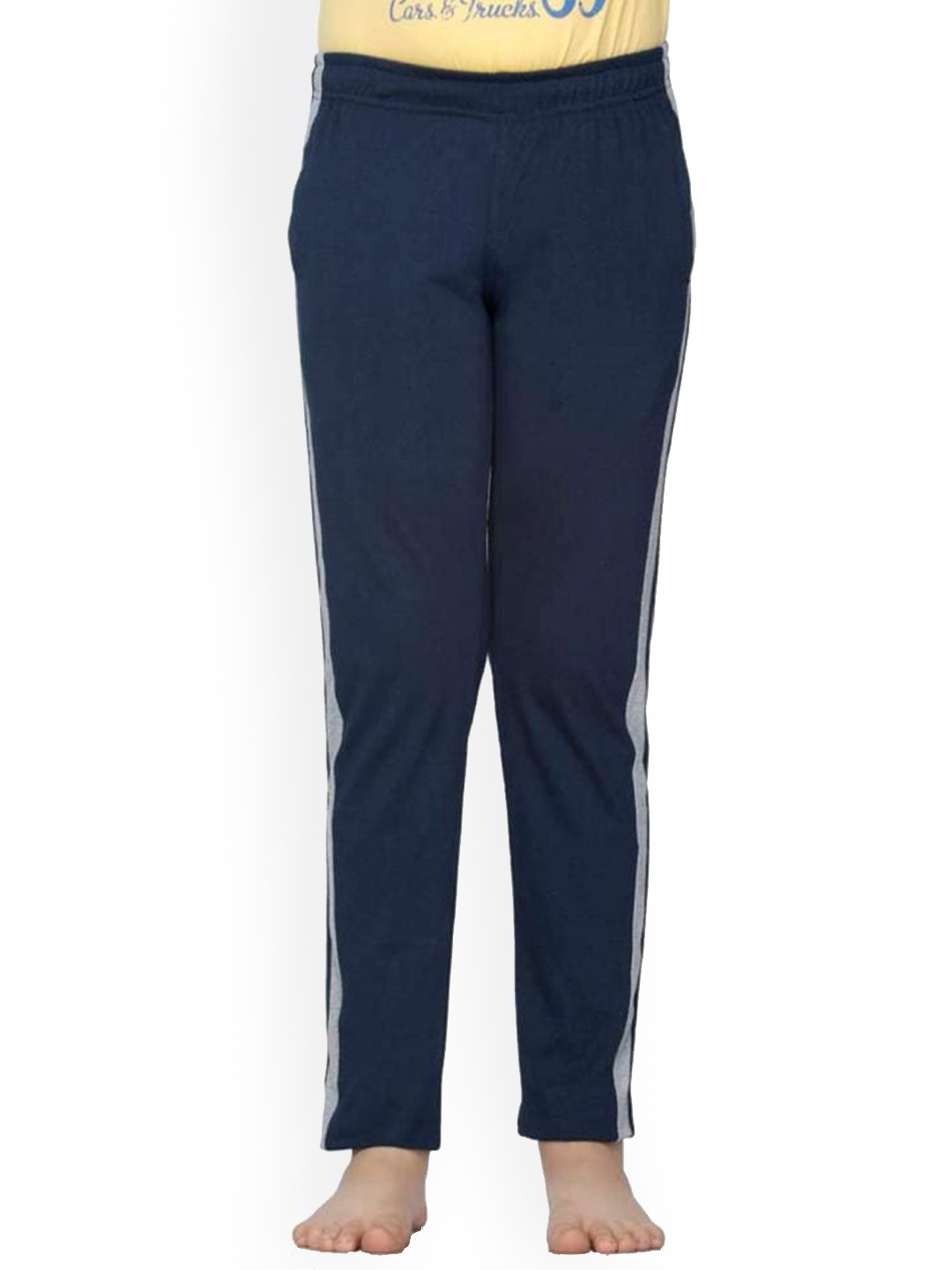 

DYCA Boys Navy blue Solid Cotton Track Pant