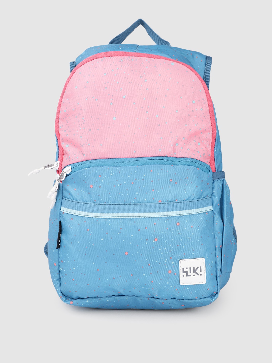 

Wildcraft Unisex Blue & Pink Colourblocked Backpack