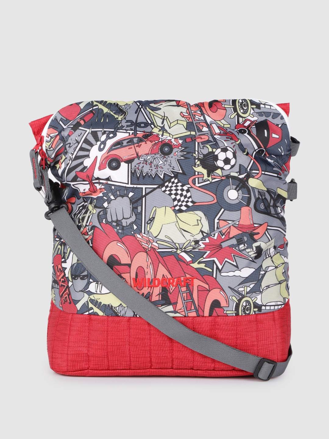 

Wildcraft Unisex Multicoloured Printed Wrap-It Messenger Bag, Multi