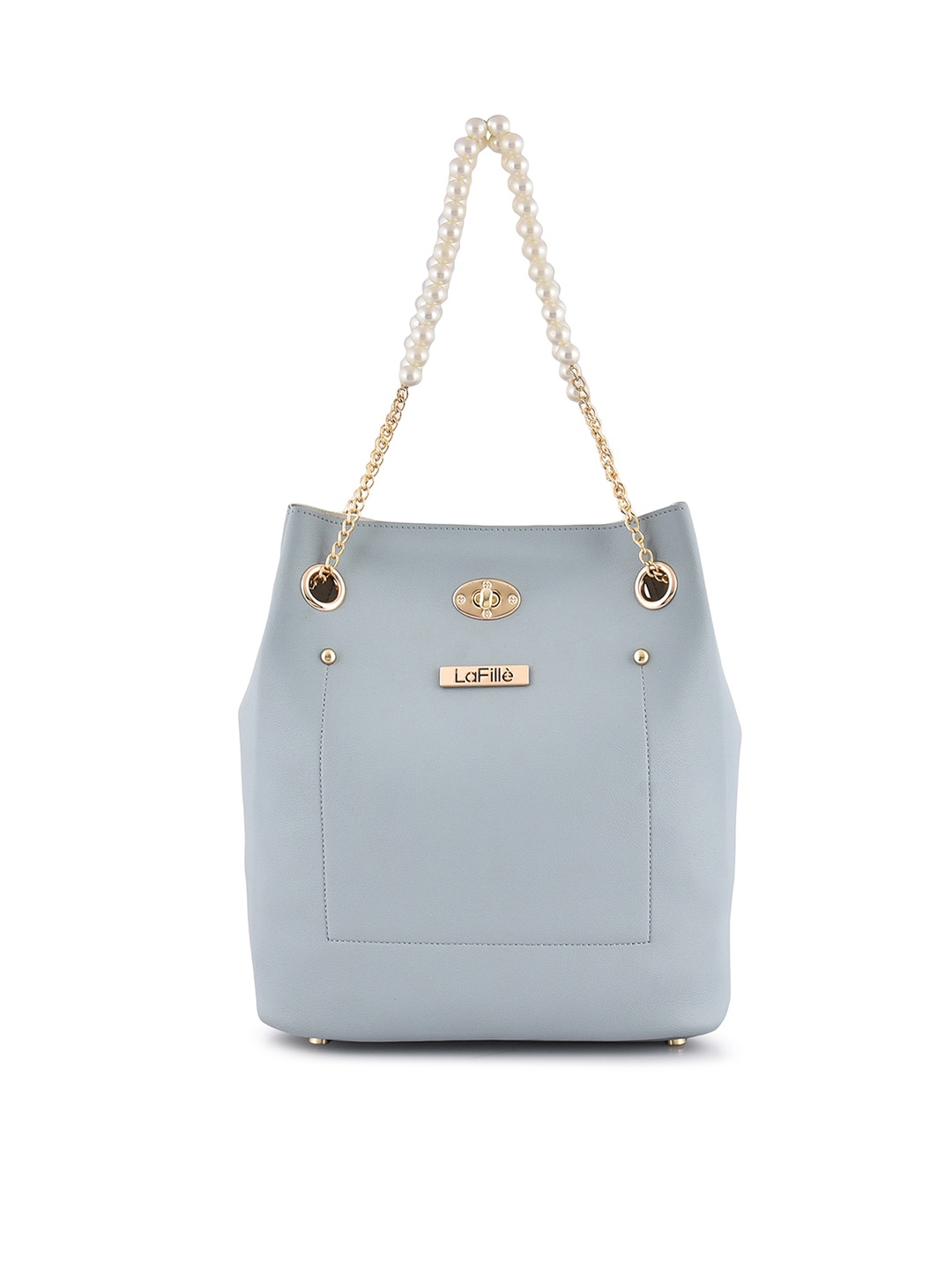 

LaFille Blue Bucket Tote Bag