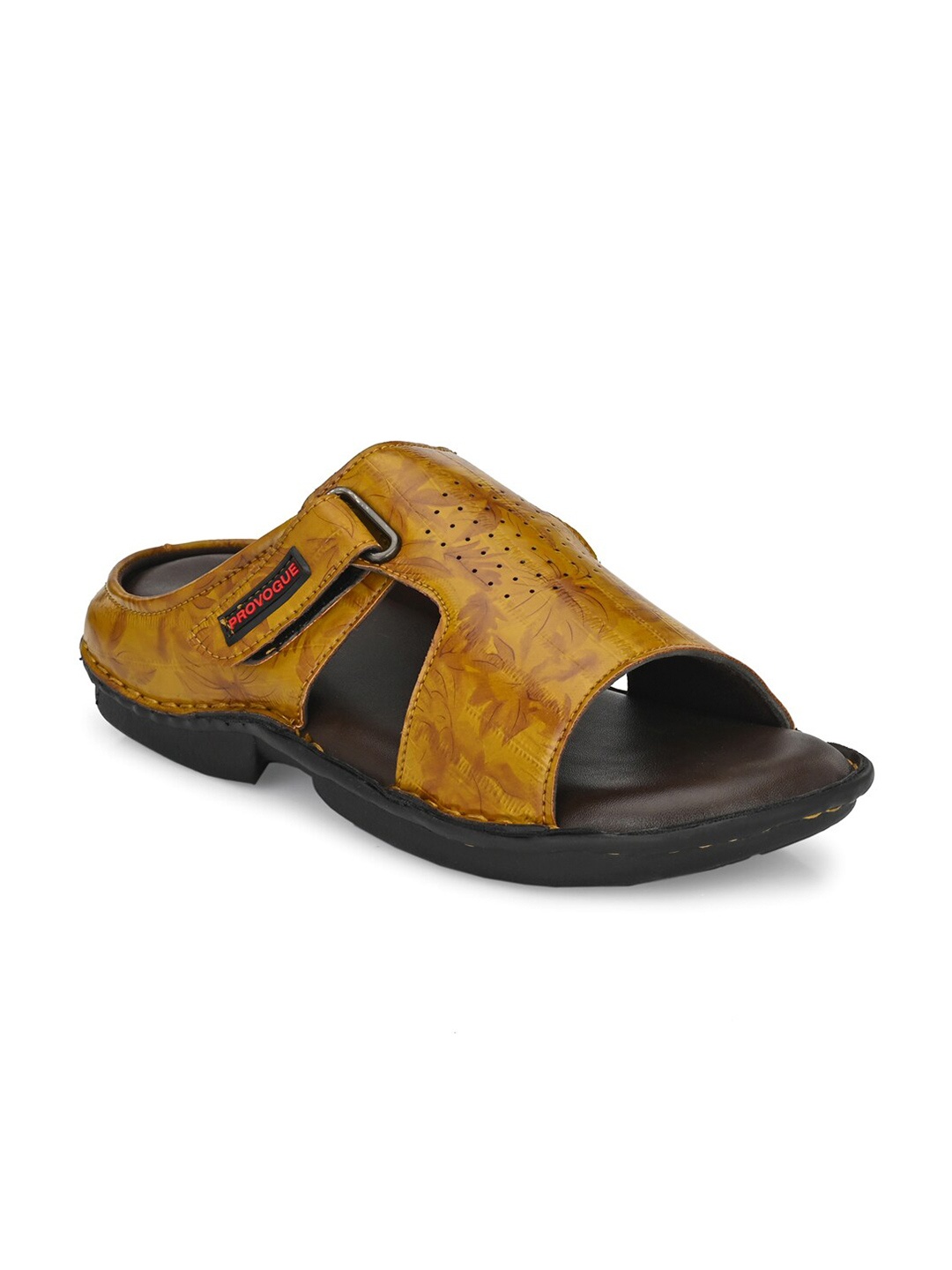 

Provogue Men Tan & Black Comfort Sandals
