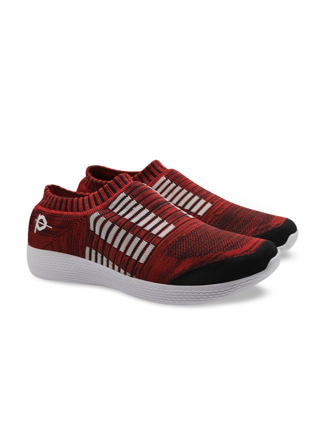 

Provogue Men Red Woven Design Slip-On Lightweight Sneakers