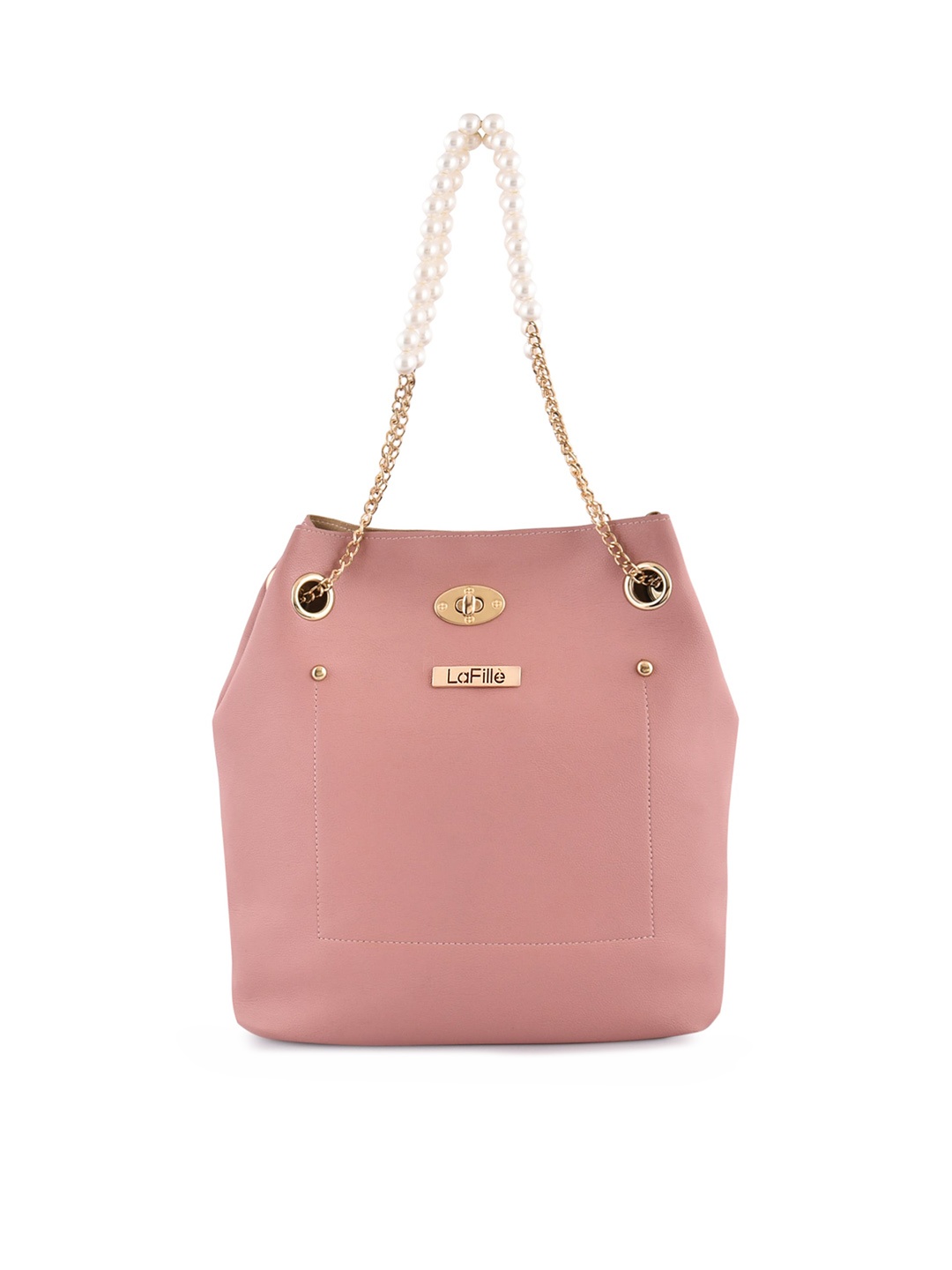 

LaFille Pink Bucket Tote Bag