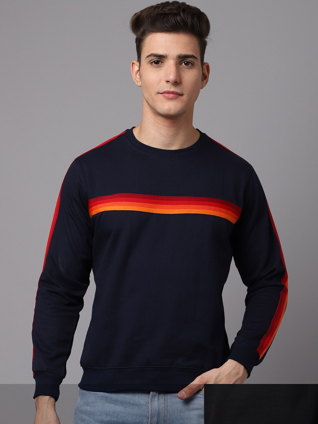 

Obaan Men Black Sweatshirt