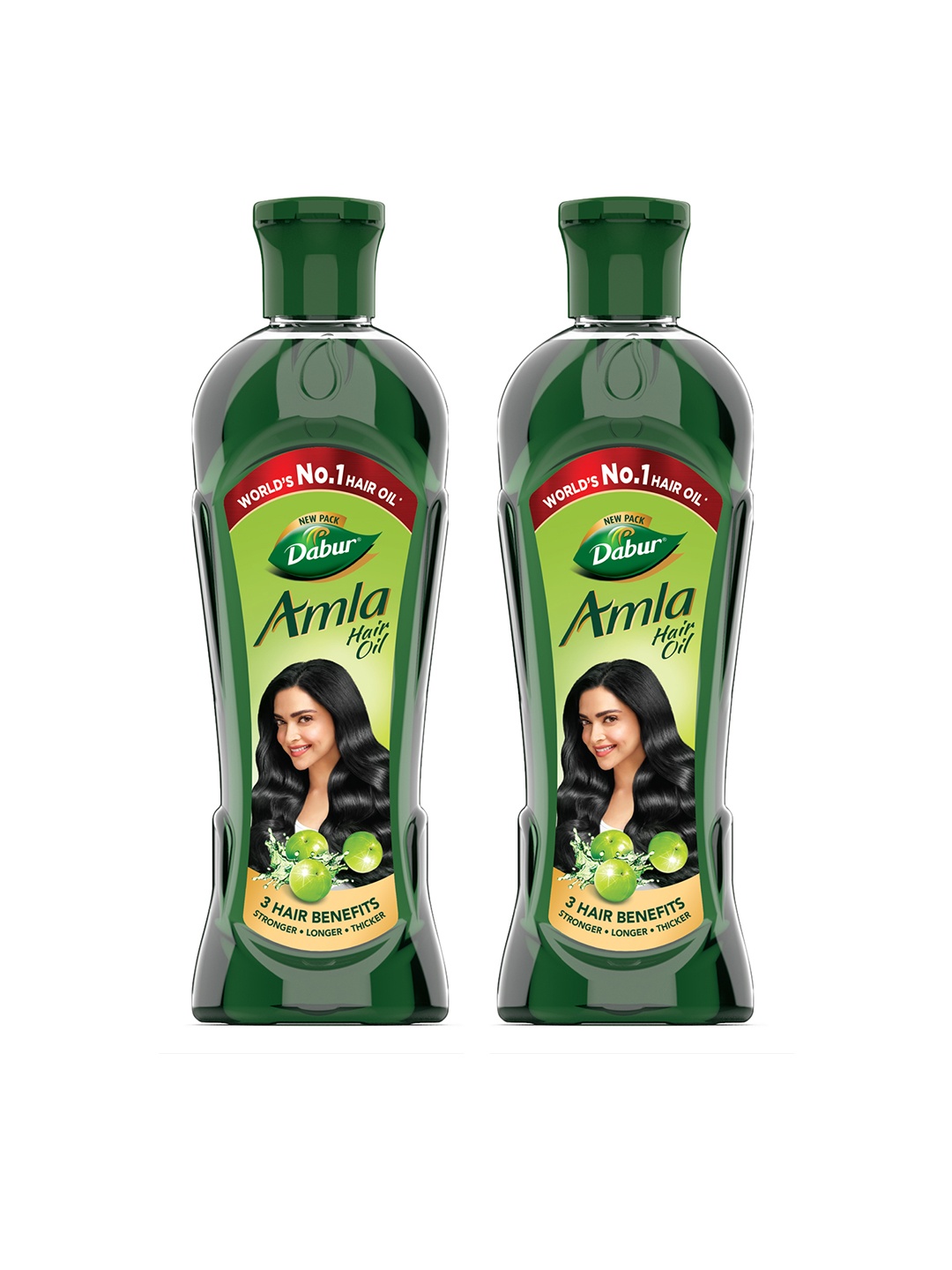 

Dabur Set of 2 Amla Hair Oil For Strong Long & Thick Hair - 450ml Each, Green