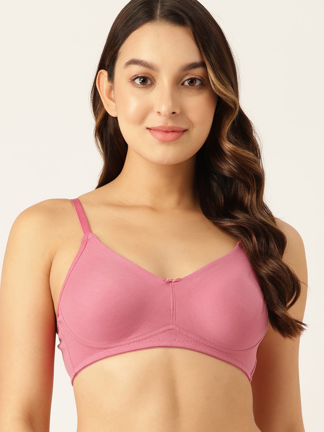 

Dressberrys Full Coverage Nykd T-shirt & All Day Comfort Bra DB-BI-FCN-1205B, Mauve