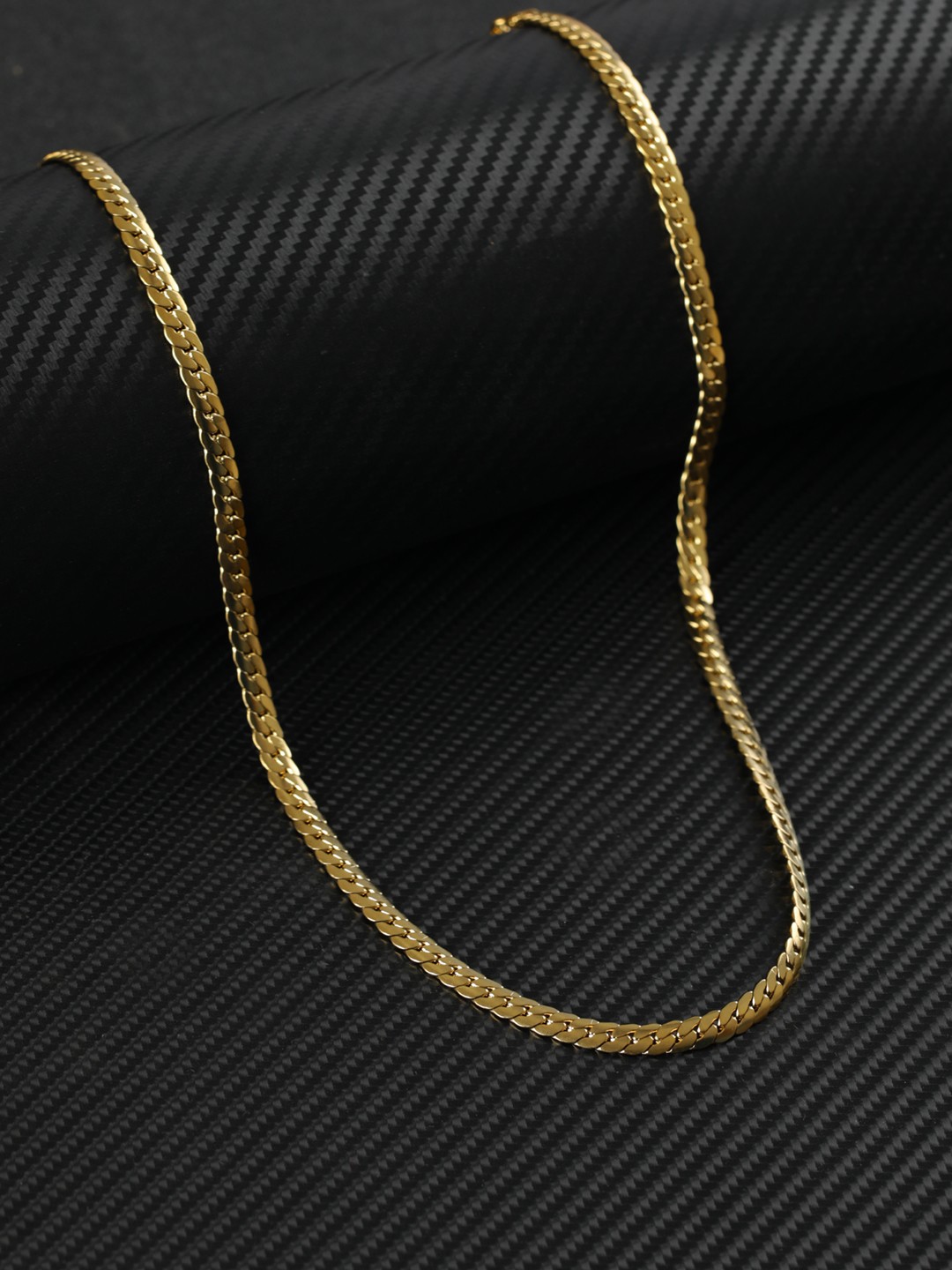 

Priyaasi Men Gold-Plated Metal Lobster Closure Necklace