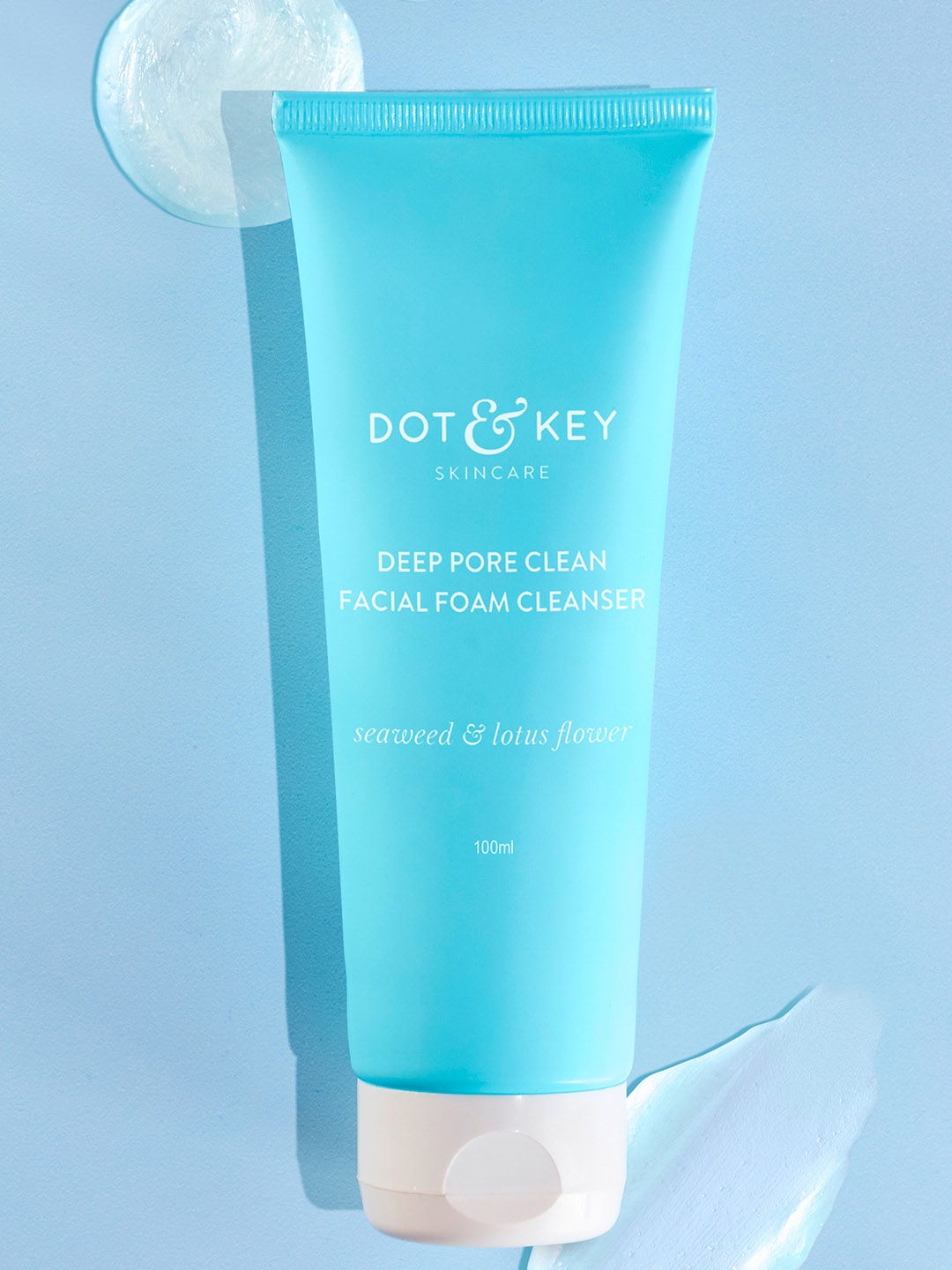 Myntra - DOT & KEY Deep Pore Clean Milky Foam Face Wash Cleanser with Seaweed – 100ml Price