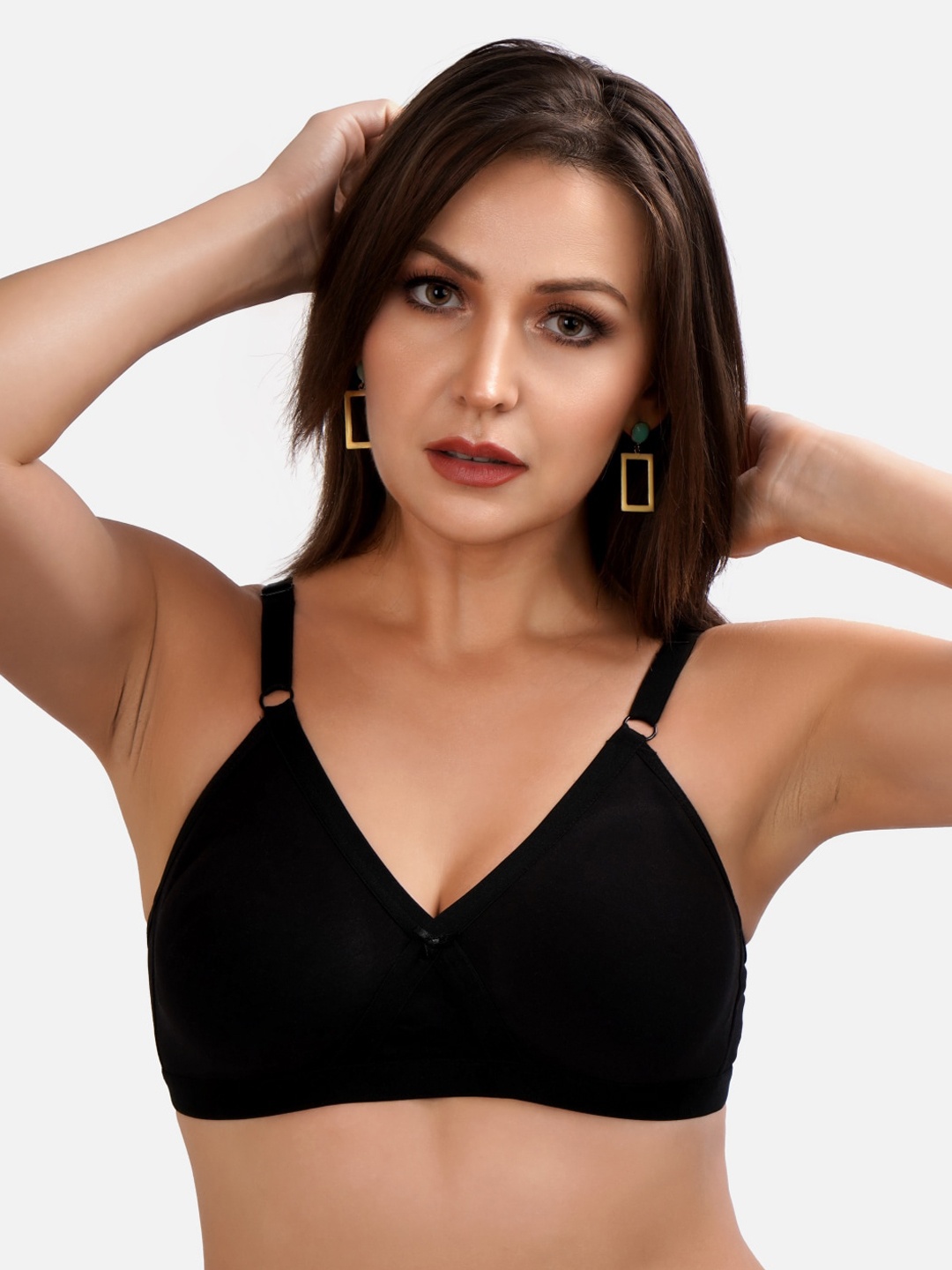 

DressBerry Black Non Padded Non-Wired Seamless Bra-DB-BI-CC-0303B