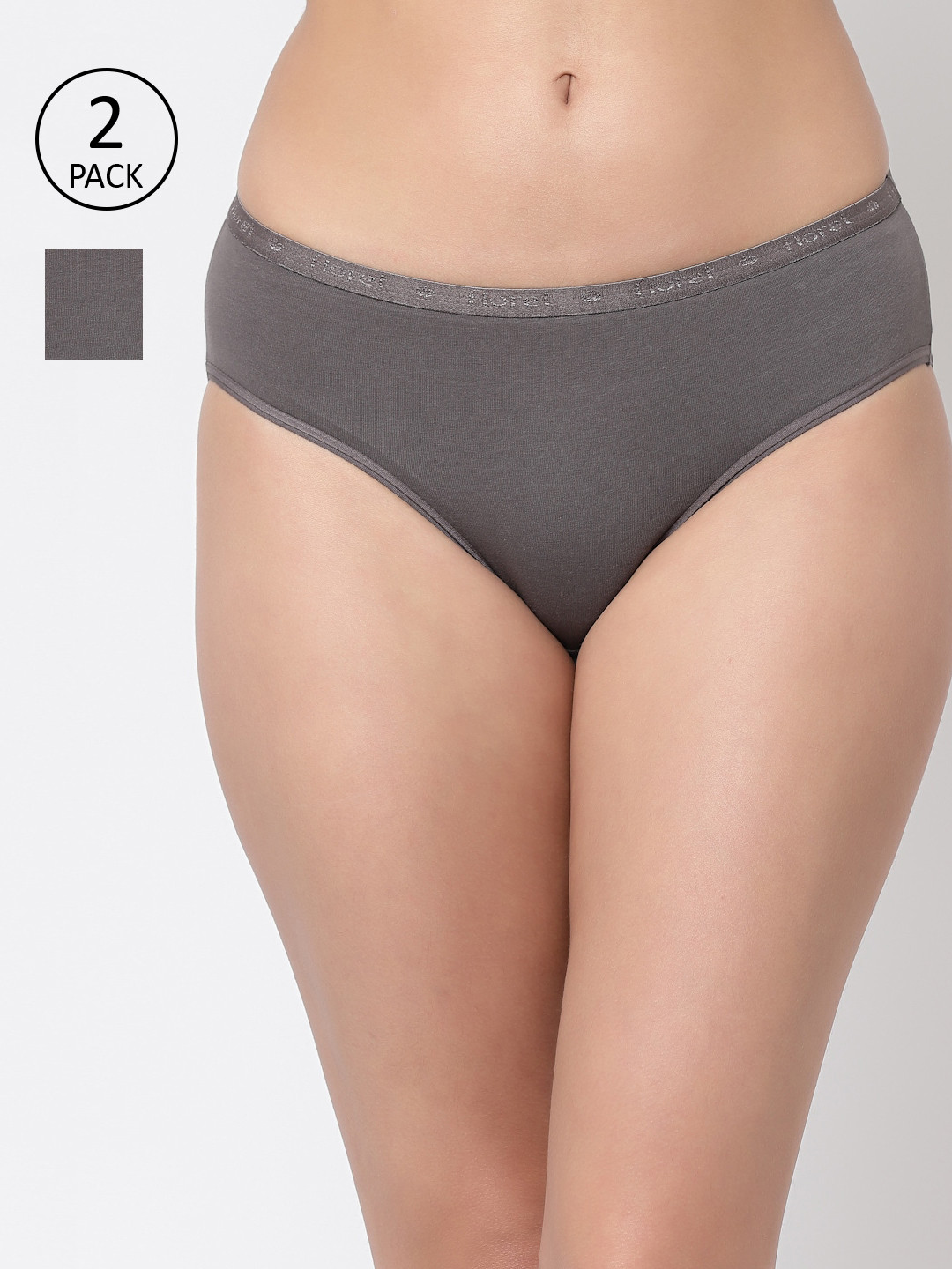 

Floret Women Pack Of 2 Assorted Hipster Briefs