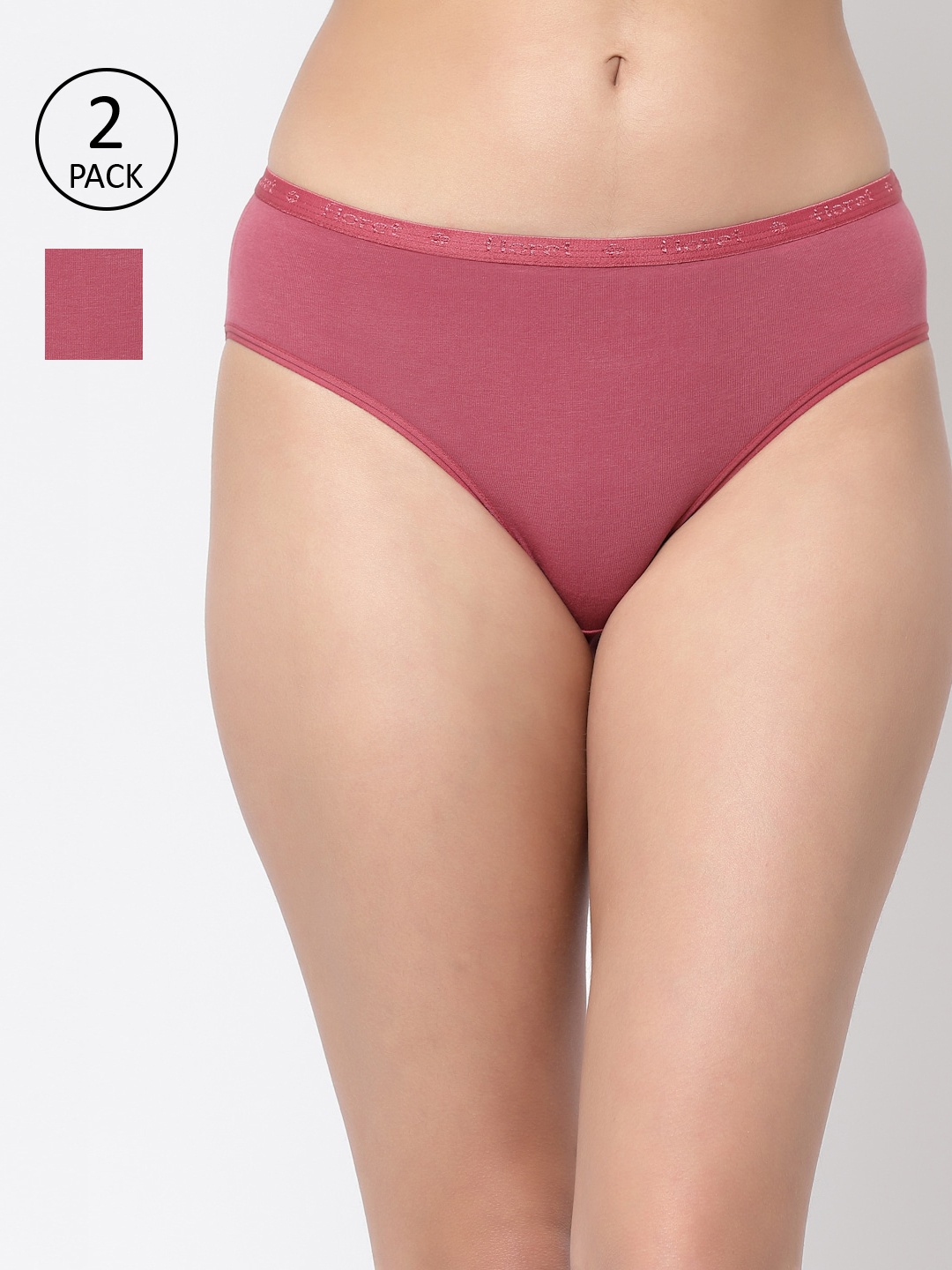

Floret Women Pack Of 2 Assorted Hipster Briefs