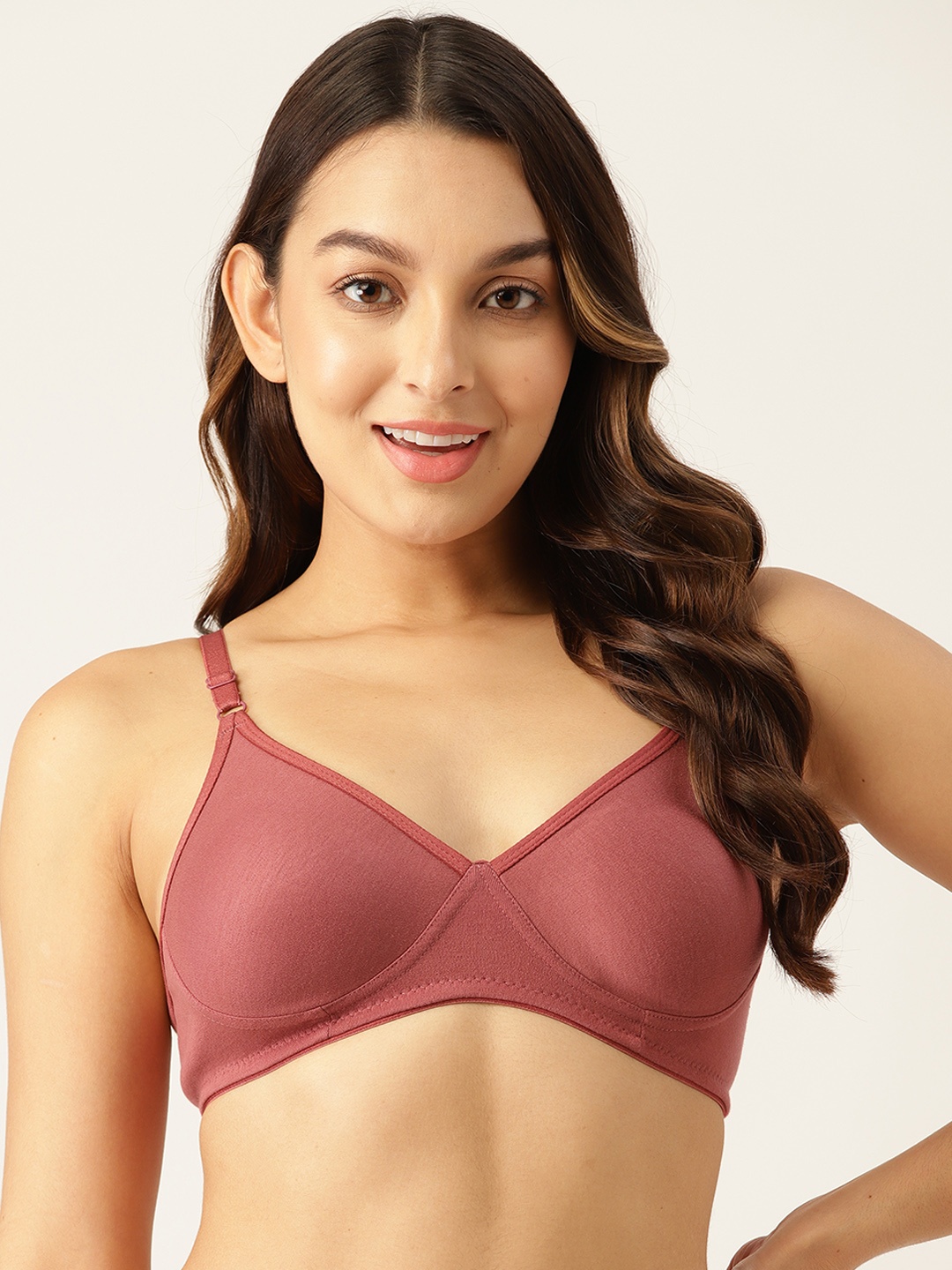 

Dressberrys Seamless T-shirt & All Day Comfort Bra DB-BI-TSB-1306B, Rust
