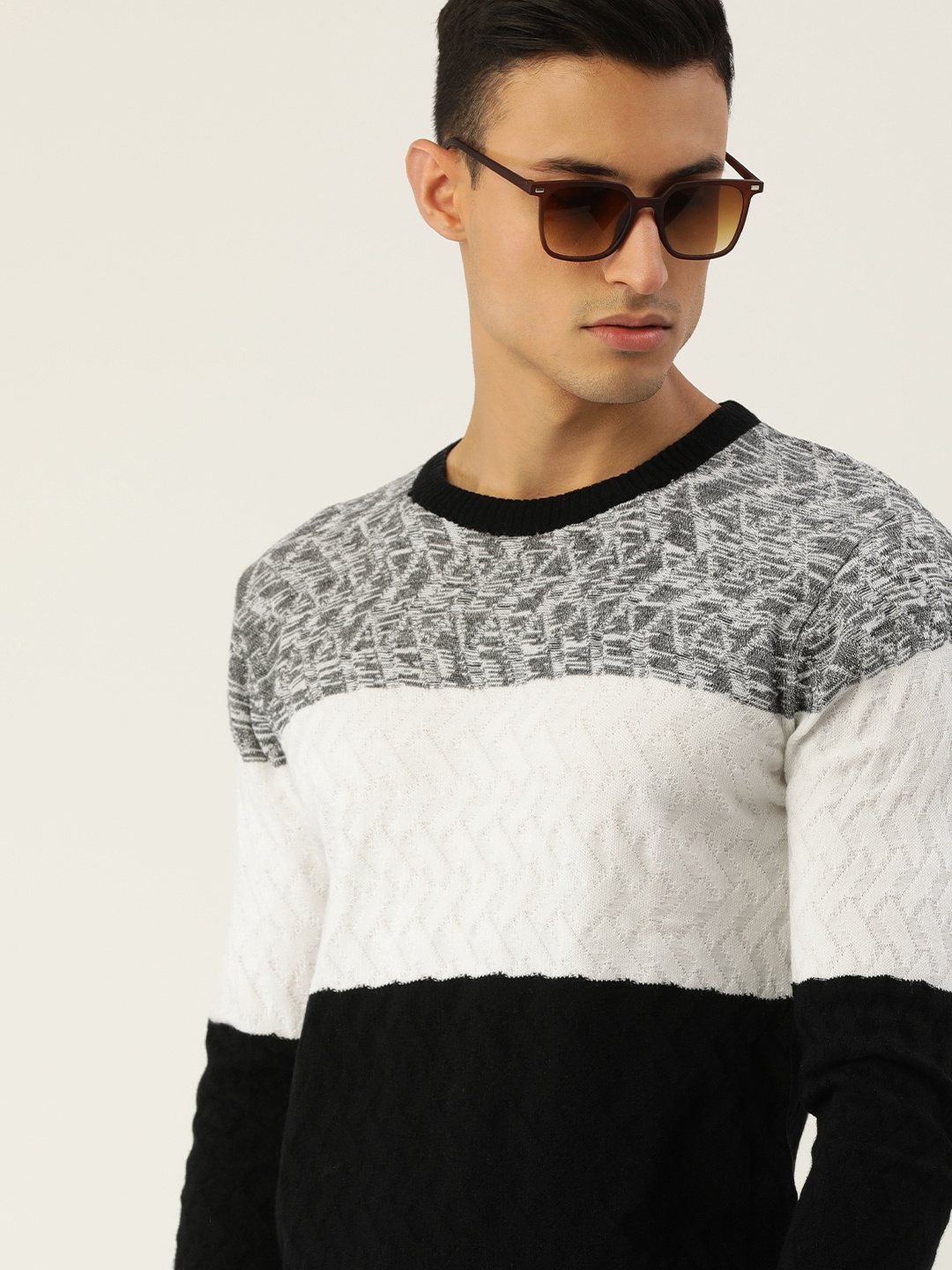 

Sports52 wear Men Multicoloured Striped Striped Pullover, Multi