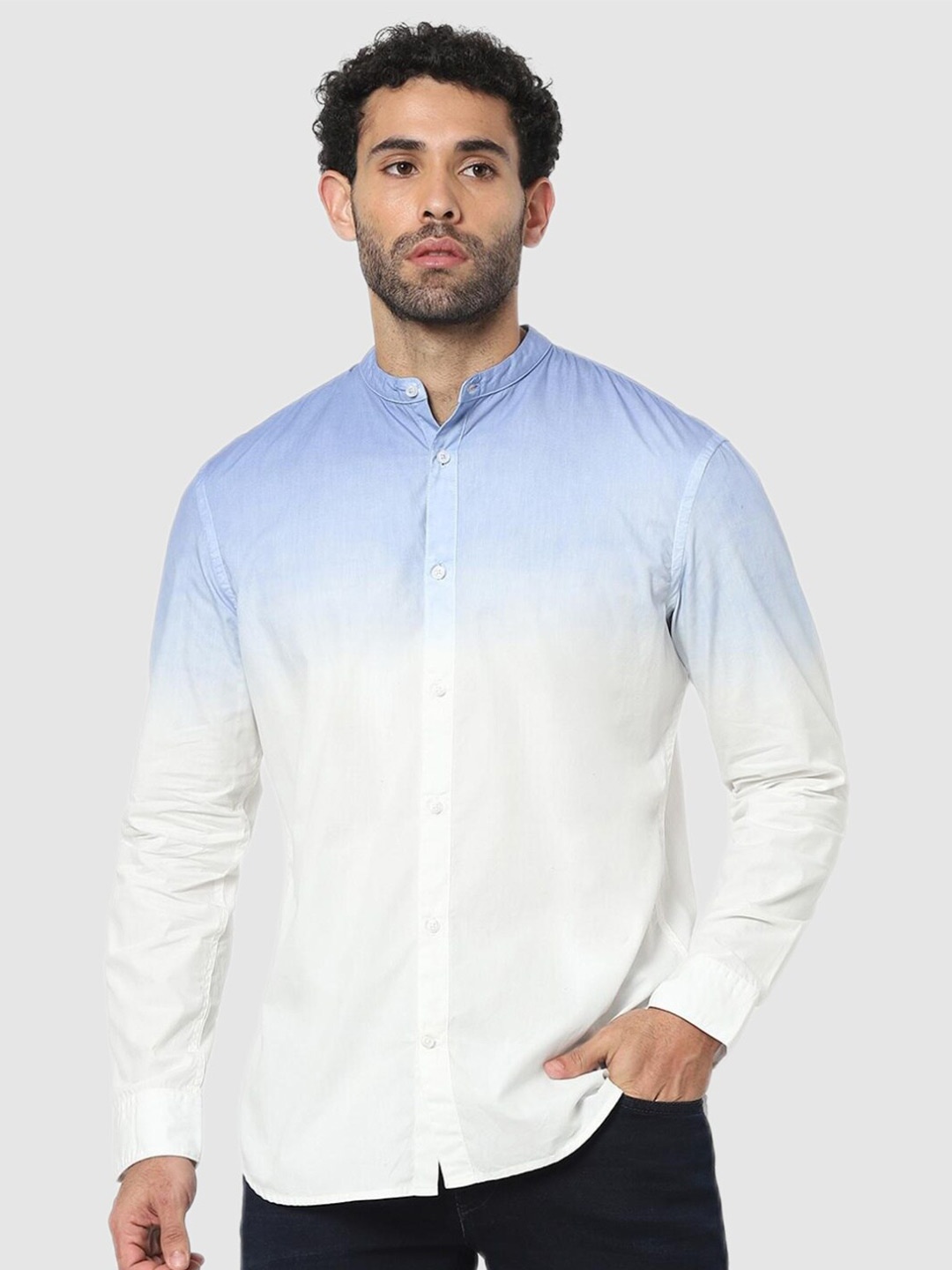 

Celio Men White Classic Casual Shirt