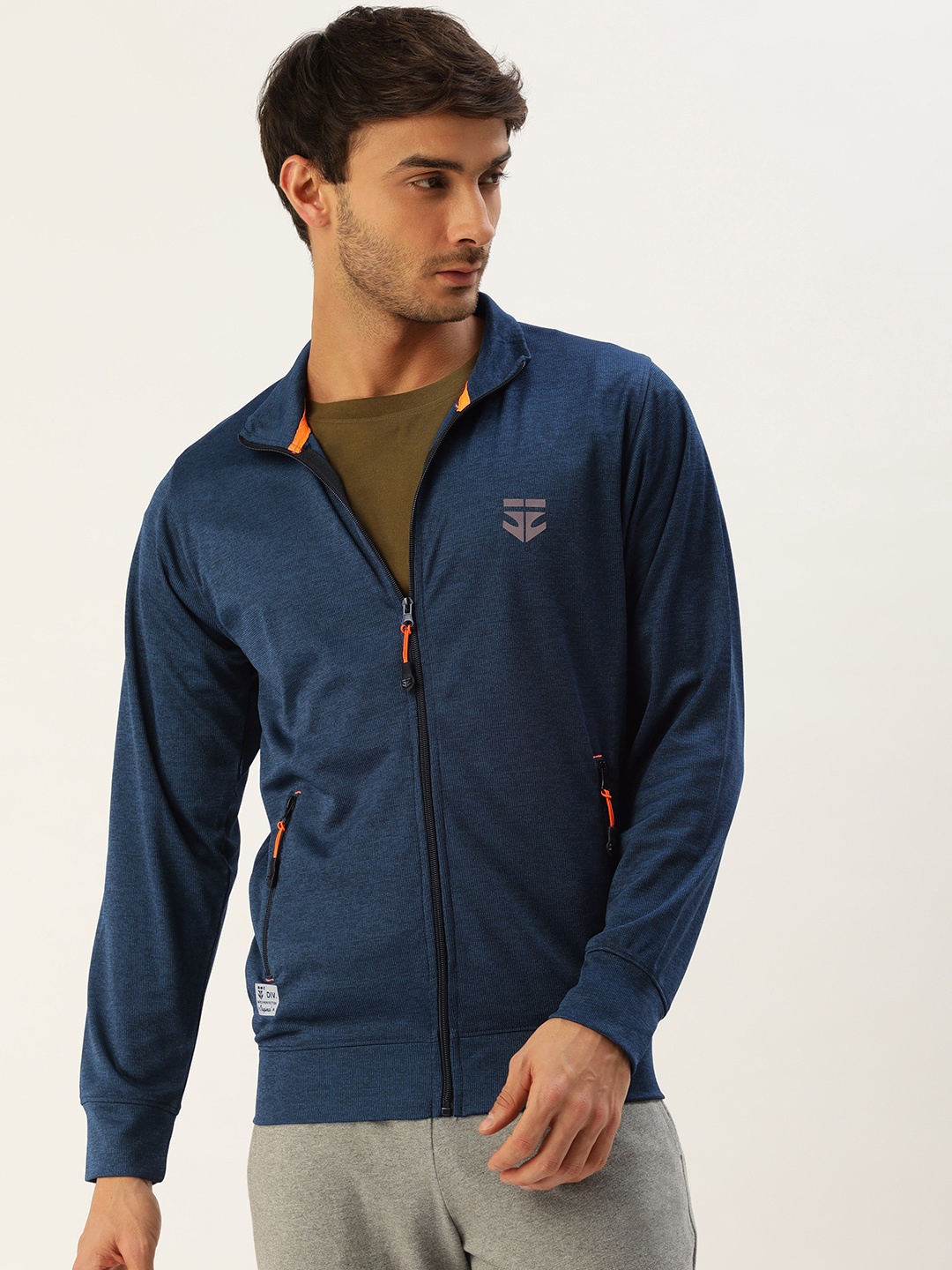 

Sports52 wear Men Lightweight Training or Gym Dri-Fit Sporty Jacket, Blue